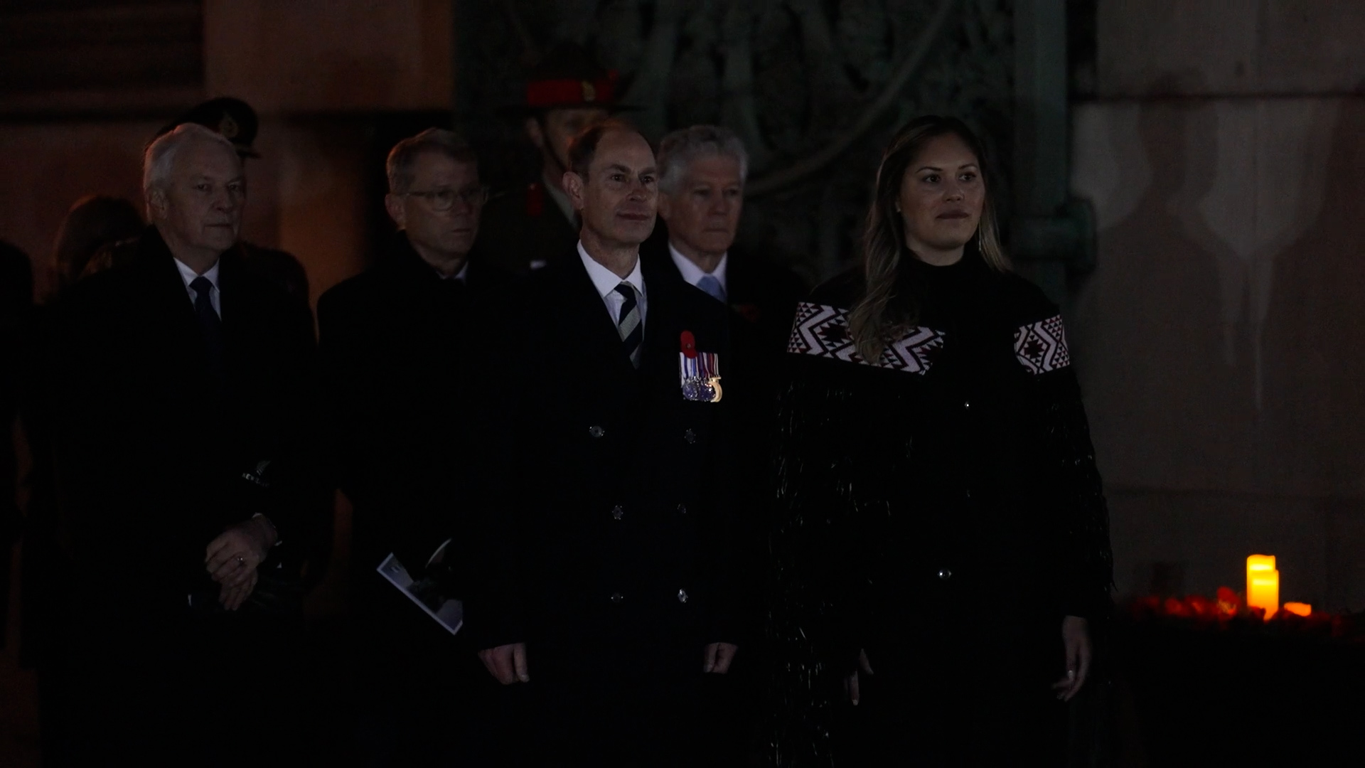 Prince Edward attending an Anzac Day commemoration in London 250424 CREDIT PA
