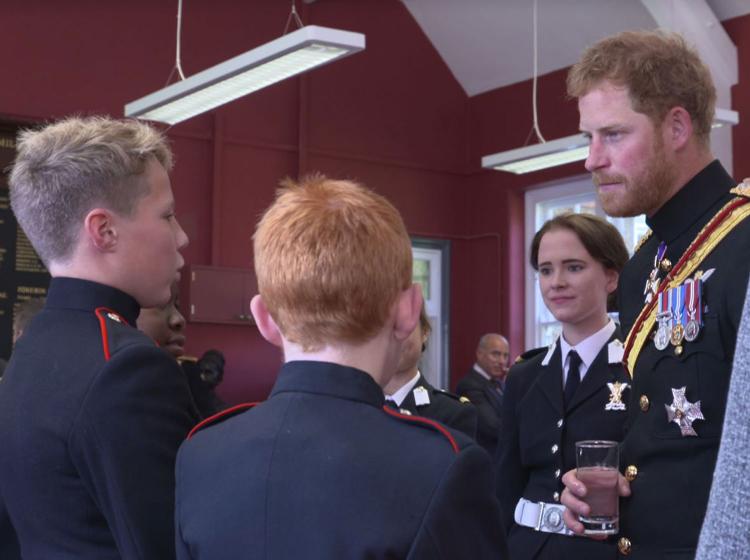 Prince Harry school visit