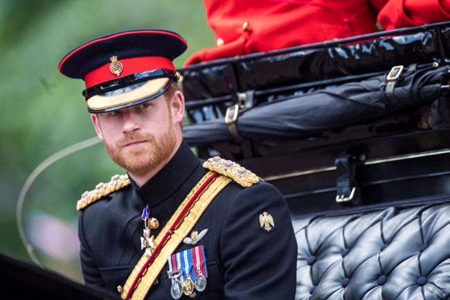 Prince Harry Trooping the Colour 2017 170617 CREDIT MOD