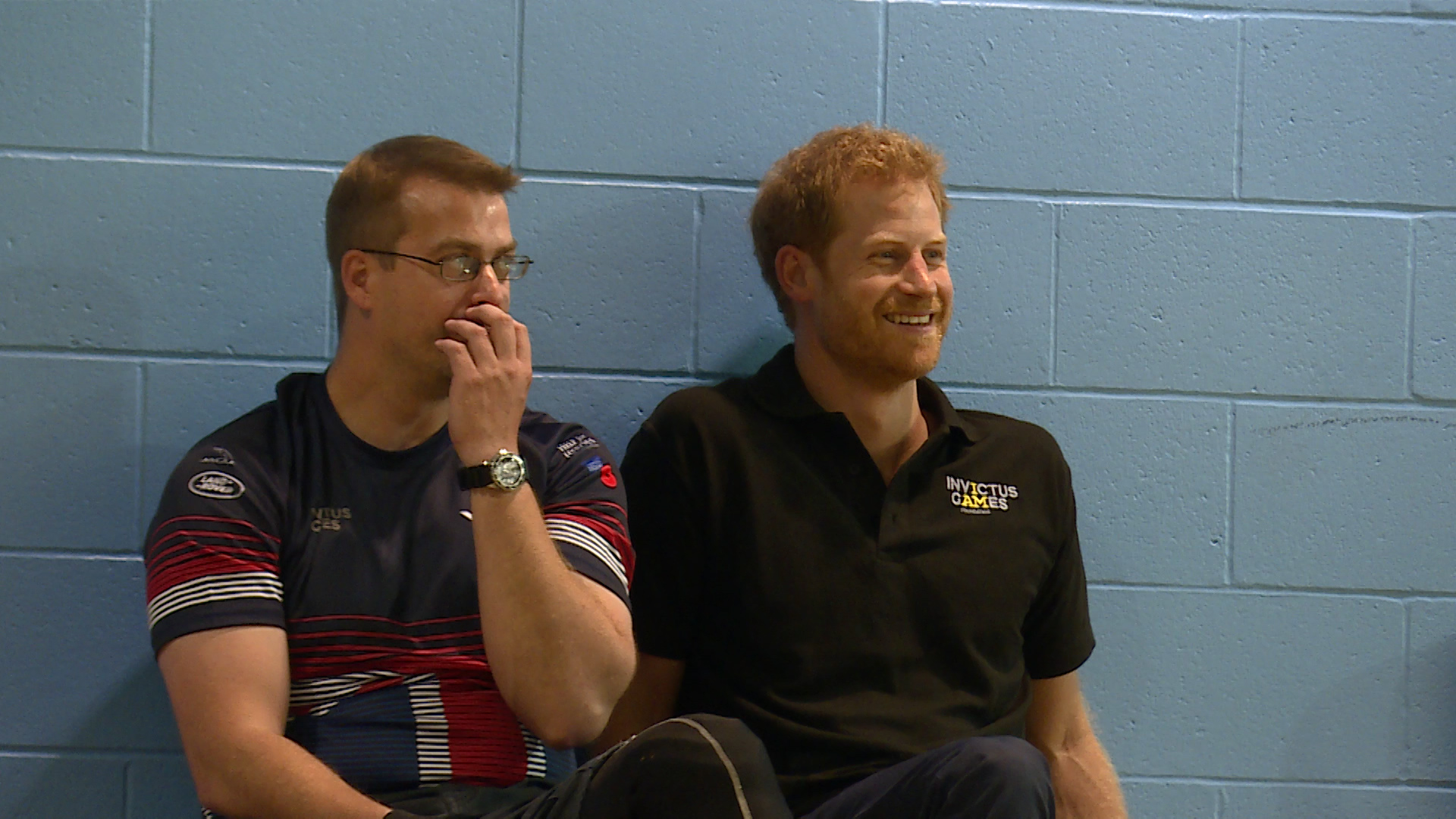 Prince Harry and Charlie Walker