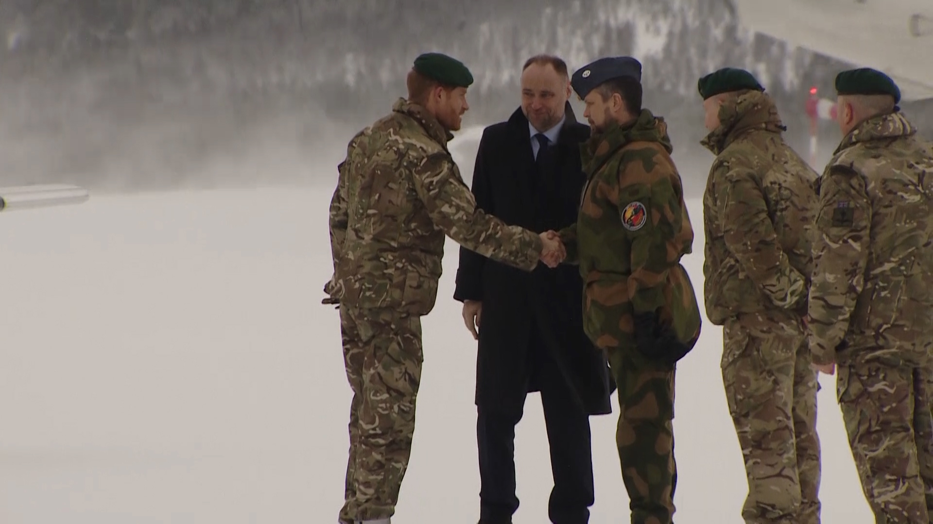 Prince Harry arrives in Norway for Ex Clockwork