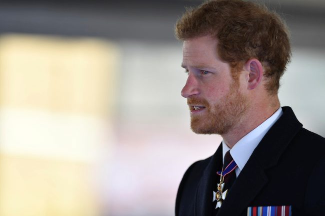 Prince Harry at drumhead service for memorial to Gulf, Iraq and Afghanistan veterans