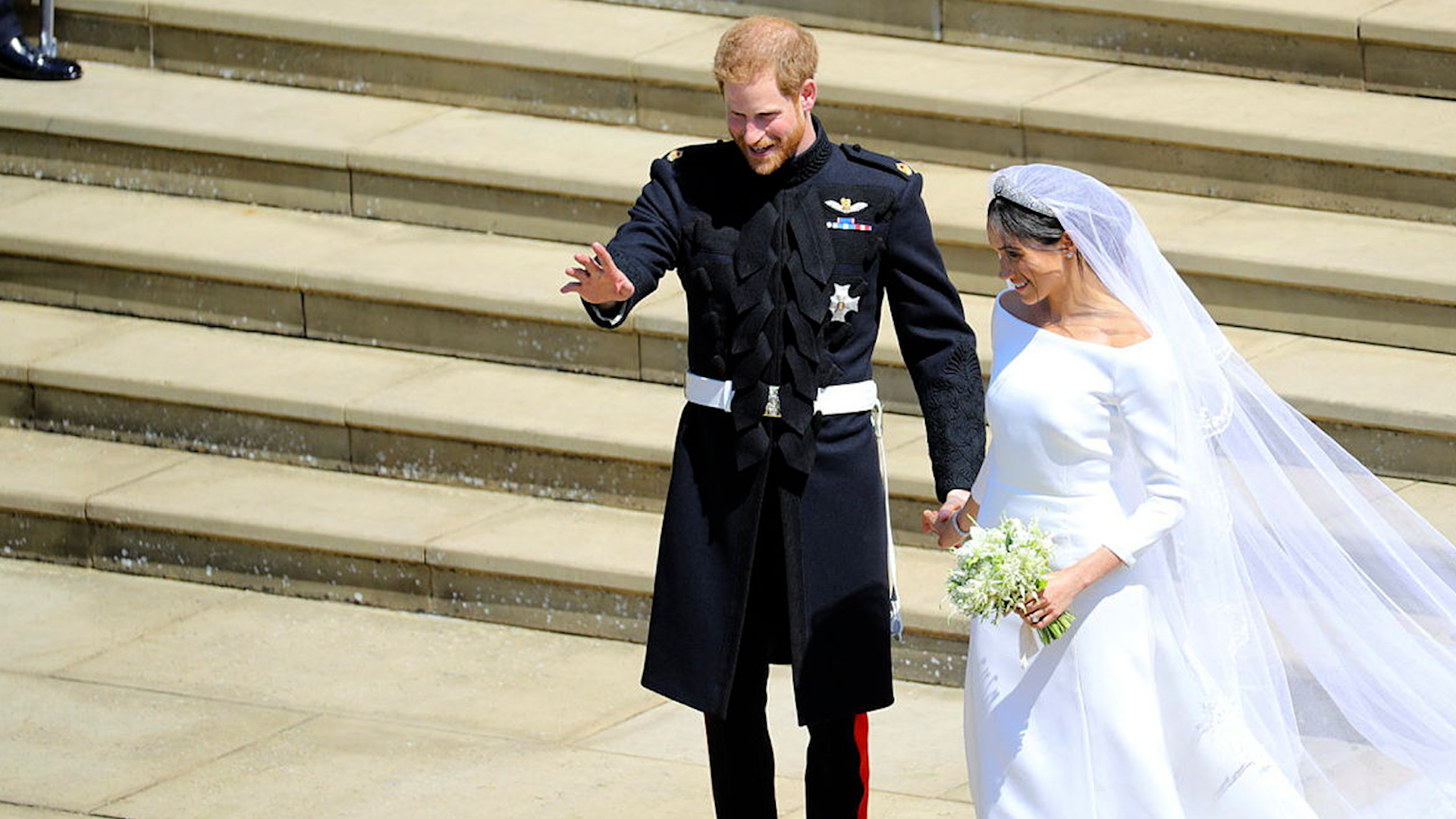 Prince Harry frockcoat uniform Household Cavalry Meghan Markle marriage 190519 CREDIT MOD