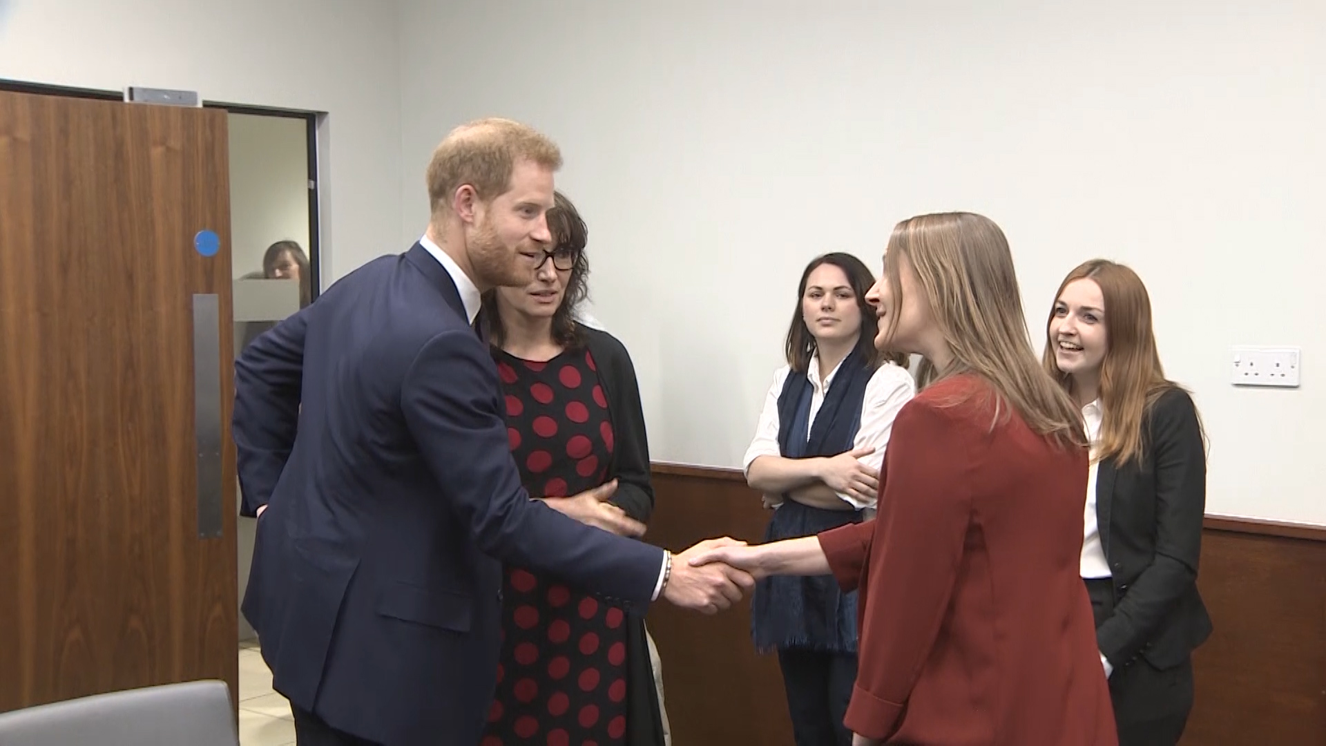 The Prince met a range of people during his visit.