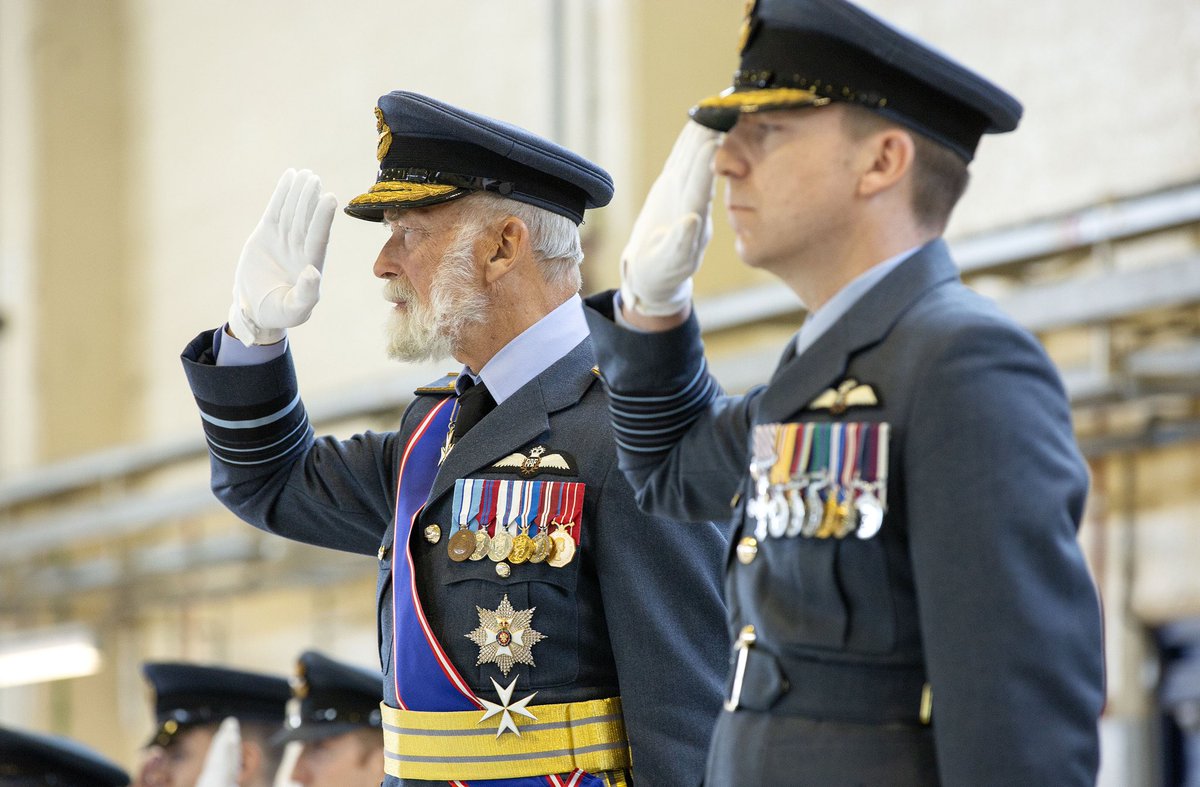Prince Michael salutes at RAF Benson 080219 CREDIT RAF Benson.jpg	
