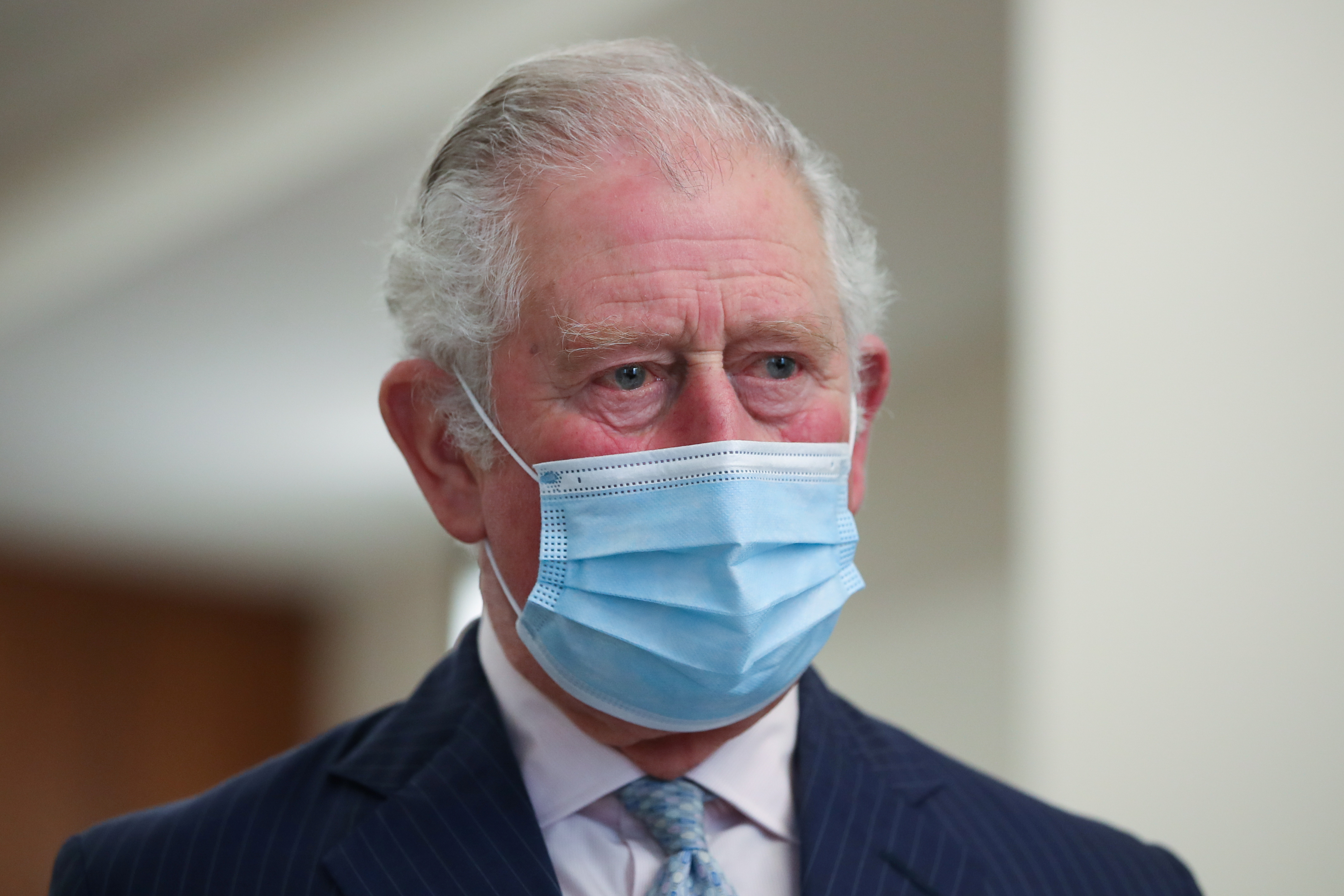 Prince Of Wales At Queen Elizabeth Hospital in Birmingham 170221 CREDIT PA