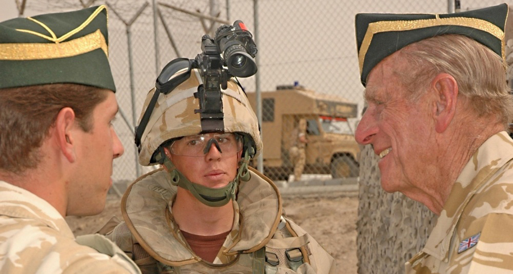 QRH were approaching the end of more than half a year in Basra at the time of the Duke's visit (Picture: US Department of Defense).