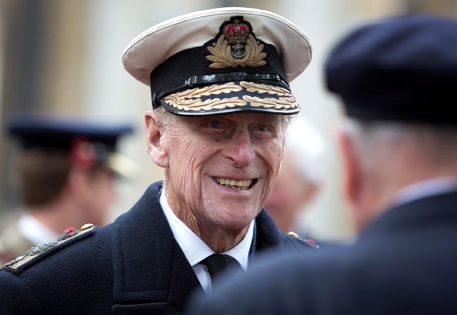 Prince Philip at Field of Remembrance service 071113 CREDIT CROWN COPYRIGHT