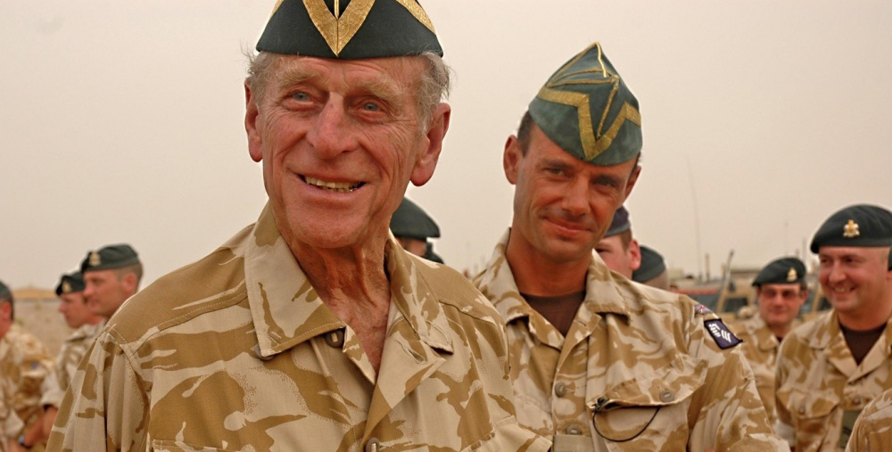 Prince Philip in Basra, Iraq in 2006 (Picture: US Department of Defense).