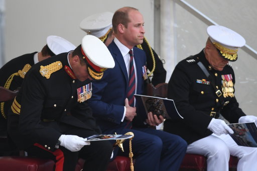 Prince William at Beating Retreat last month (Picture: PA).