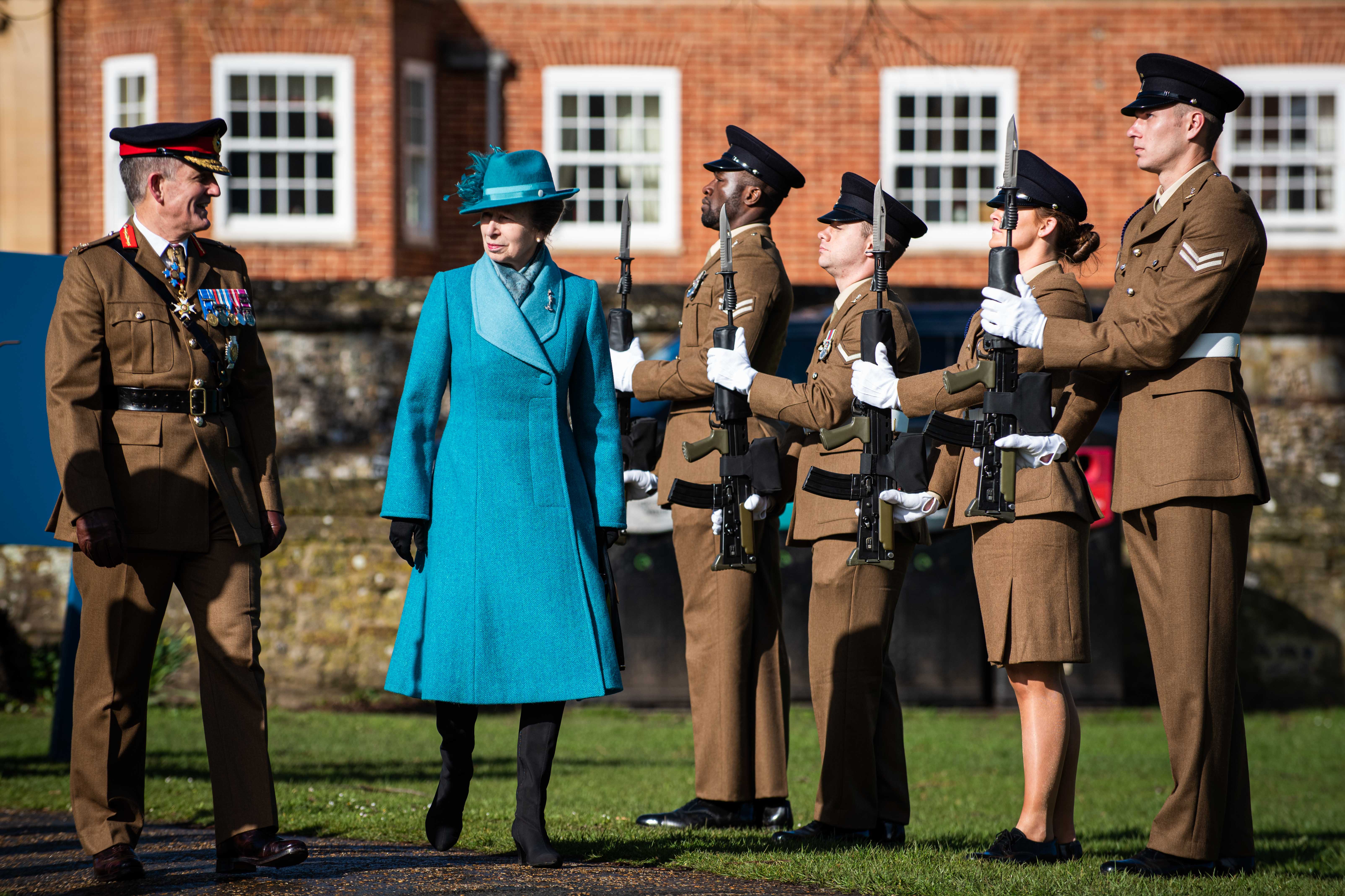 Princess Anne at centenary celebrations for Royal Corps of Signals in February (Picture: British Army).