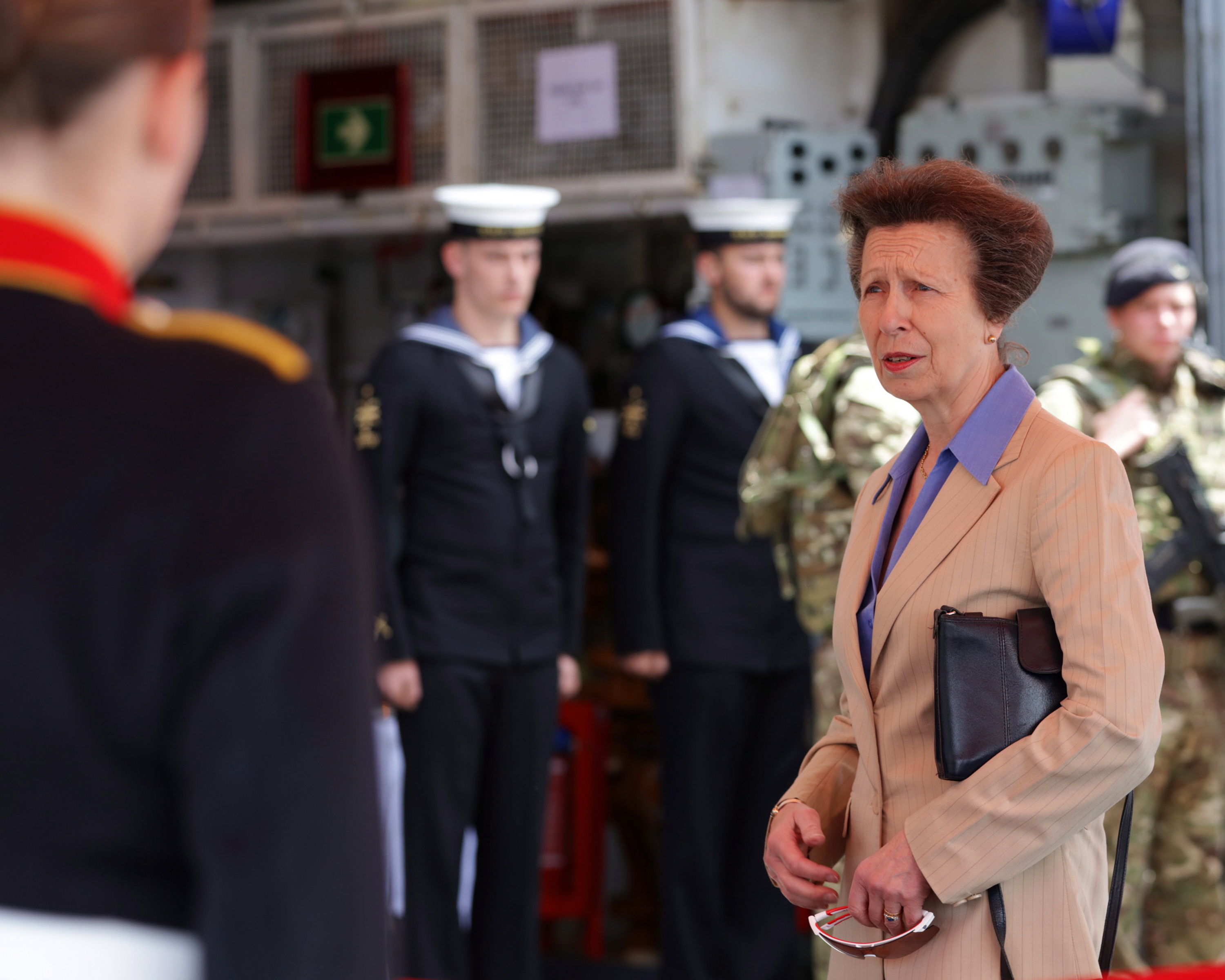 The Princess Royal has close ties to the Armed Forces (Picture: Royal Navy).