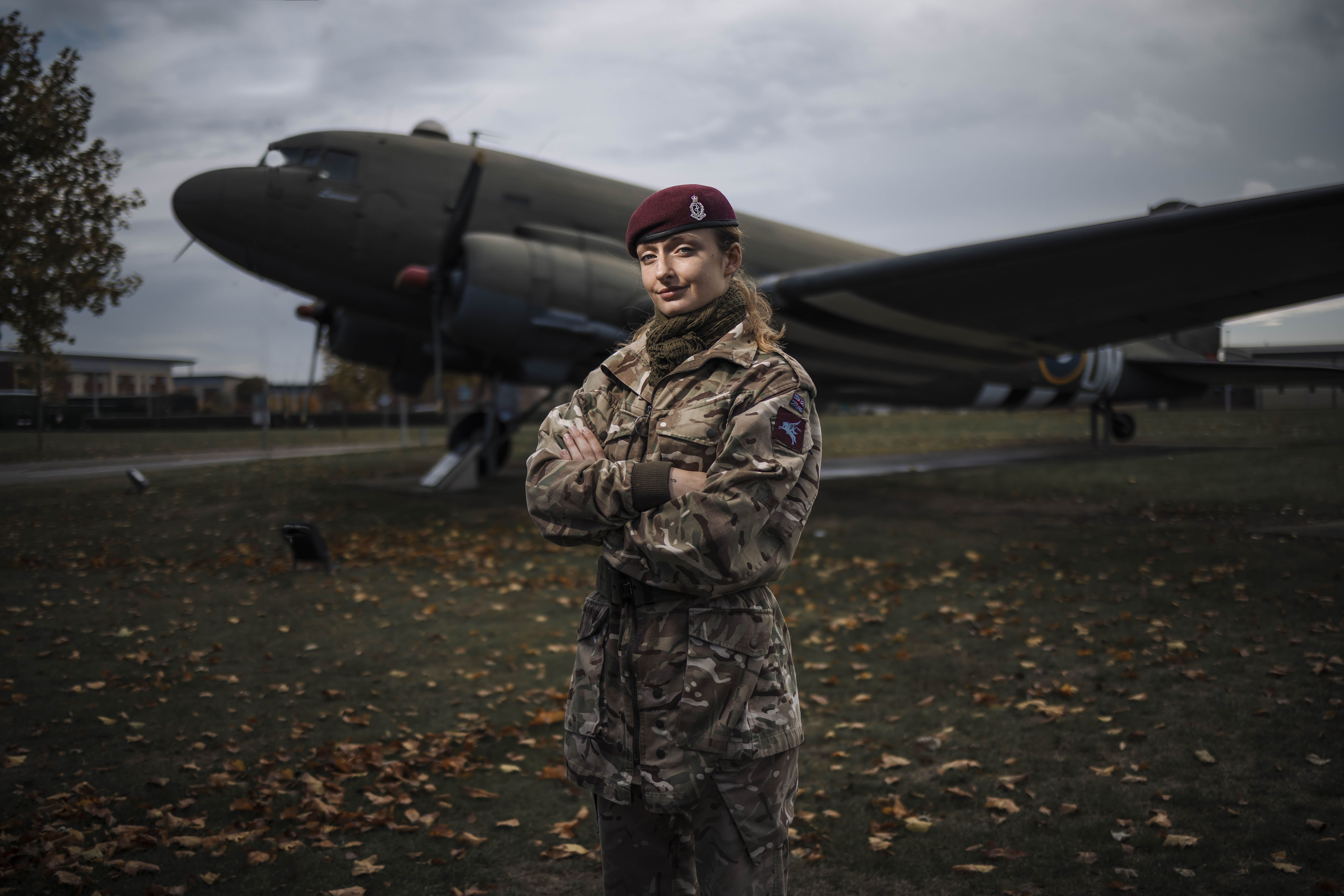 Private Addy Carter became the first female soldier to pass the Army’s Airborne Forces gruelling All Arms Pre Parachute Selection (AAPPS) - known as P Company.