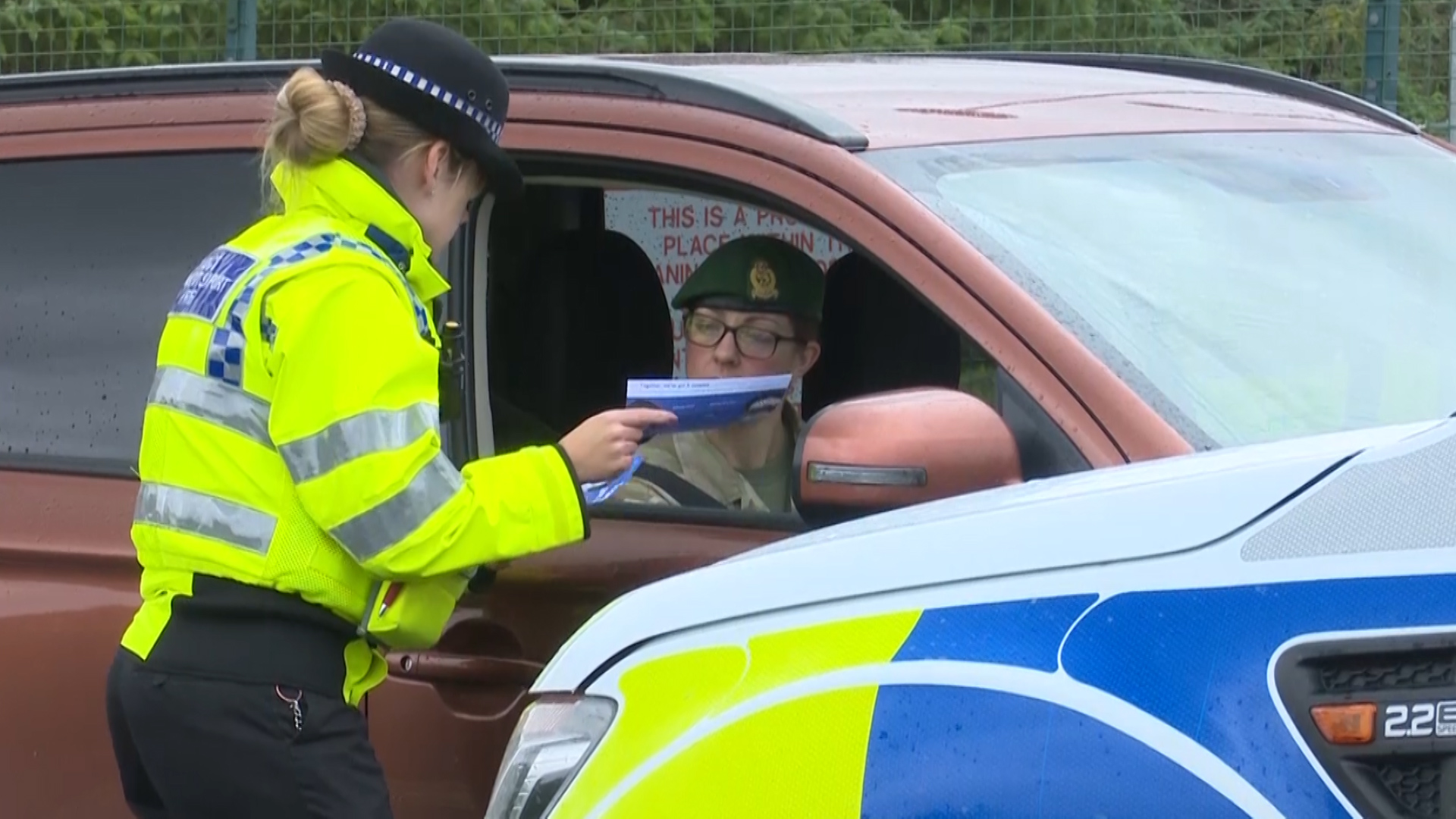North Yorkshire Police conduct Project Servator in Catterick