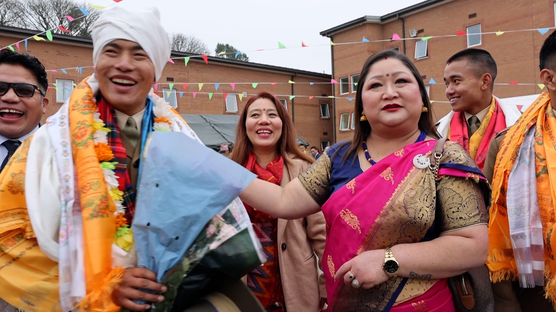 Proud family at Gurkha passout parade