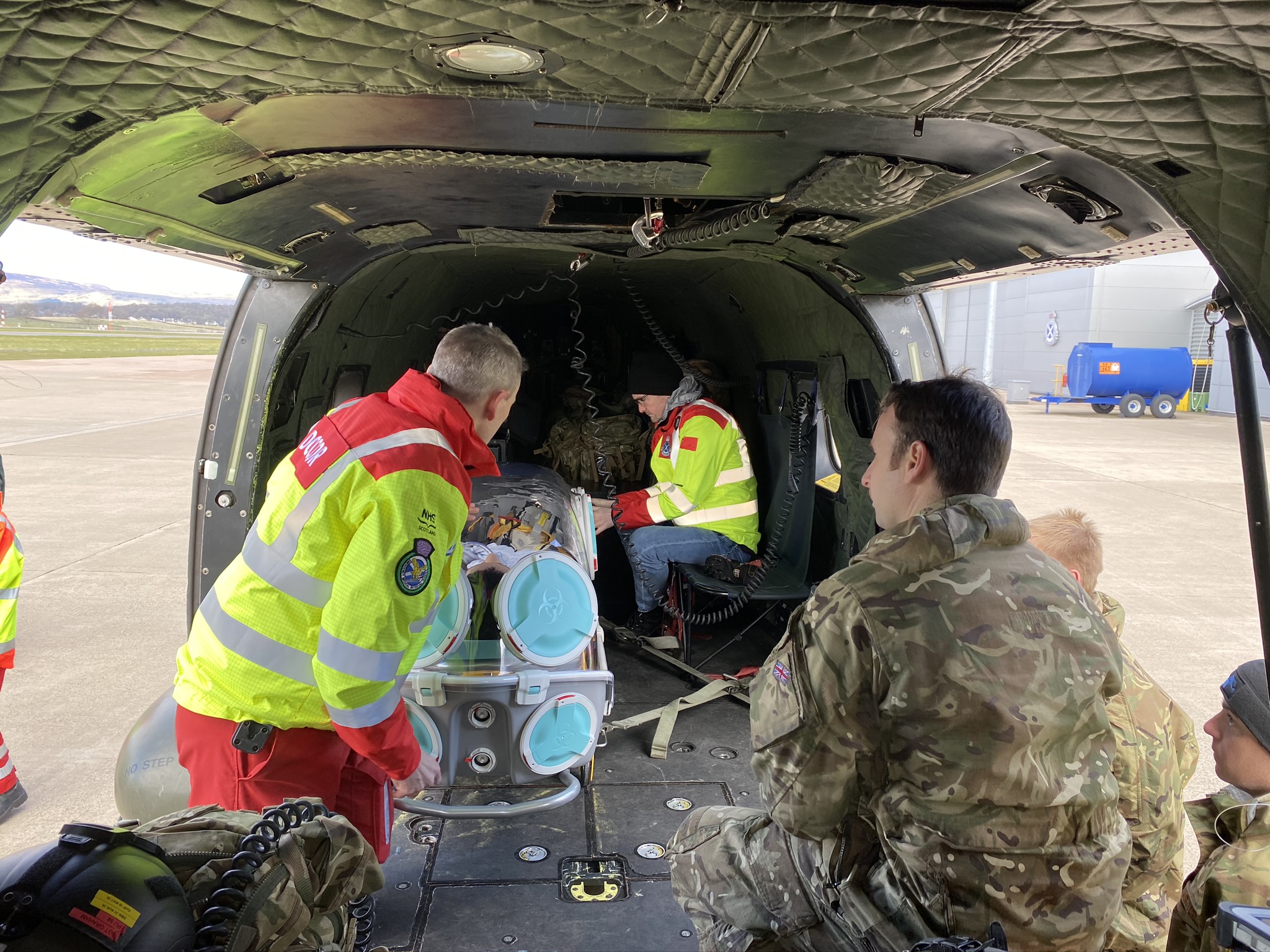 Puma Crew and Scottish NHS Trial The Use Of Epishuttles