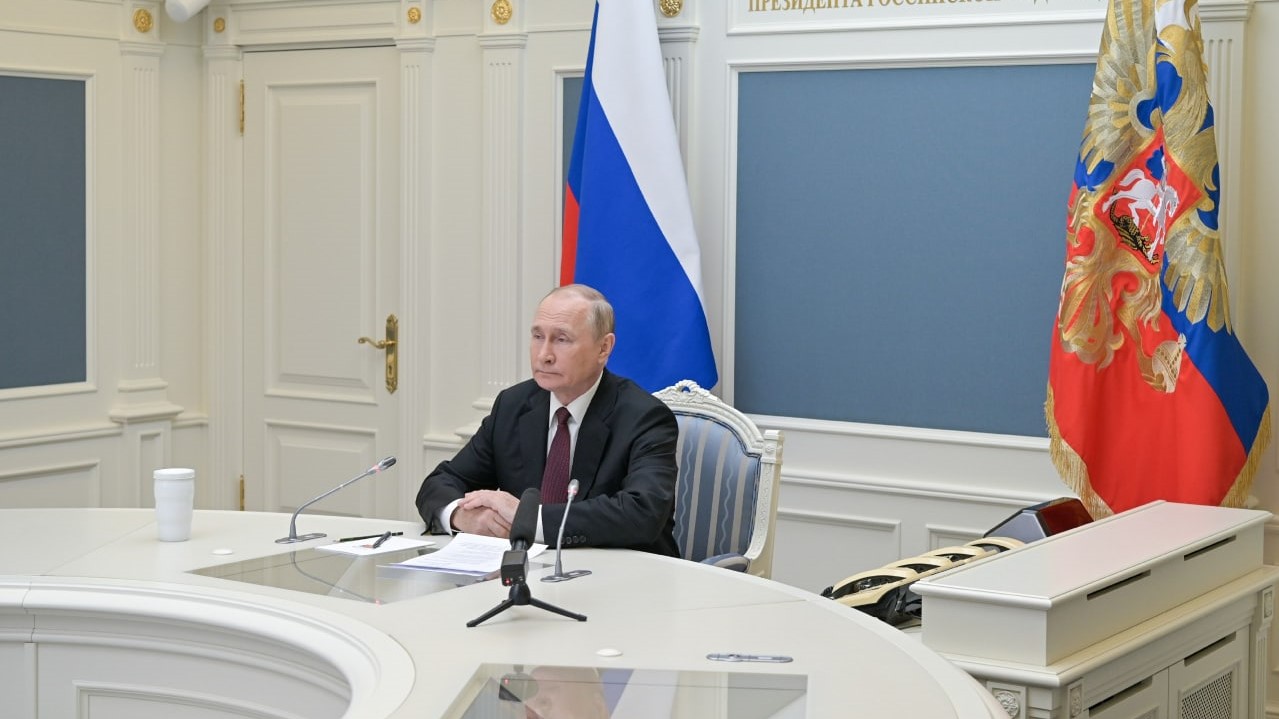 Putin oversees practice drill of 'huge nuclear strike' 27102022 CREDIT The Kremlin