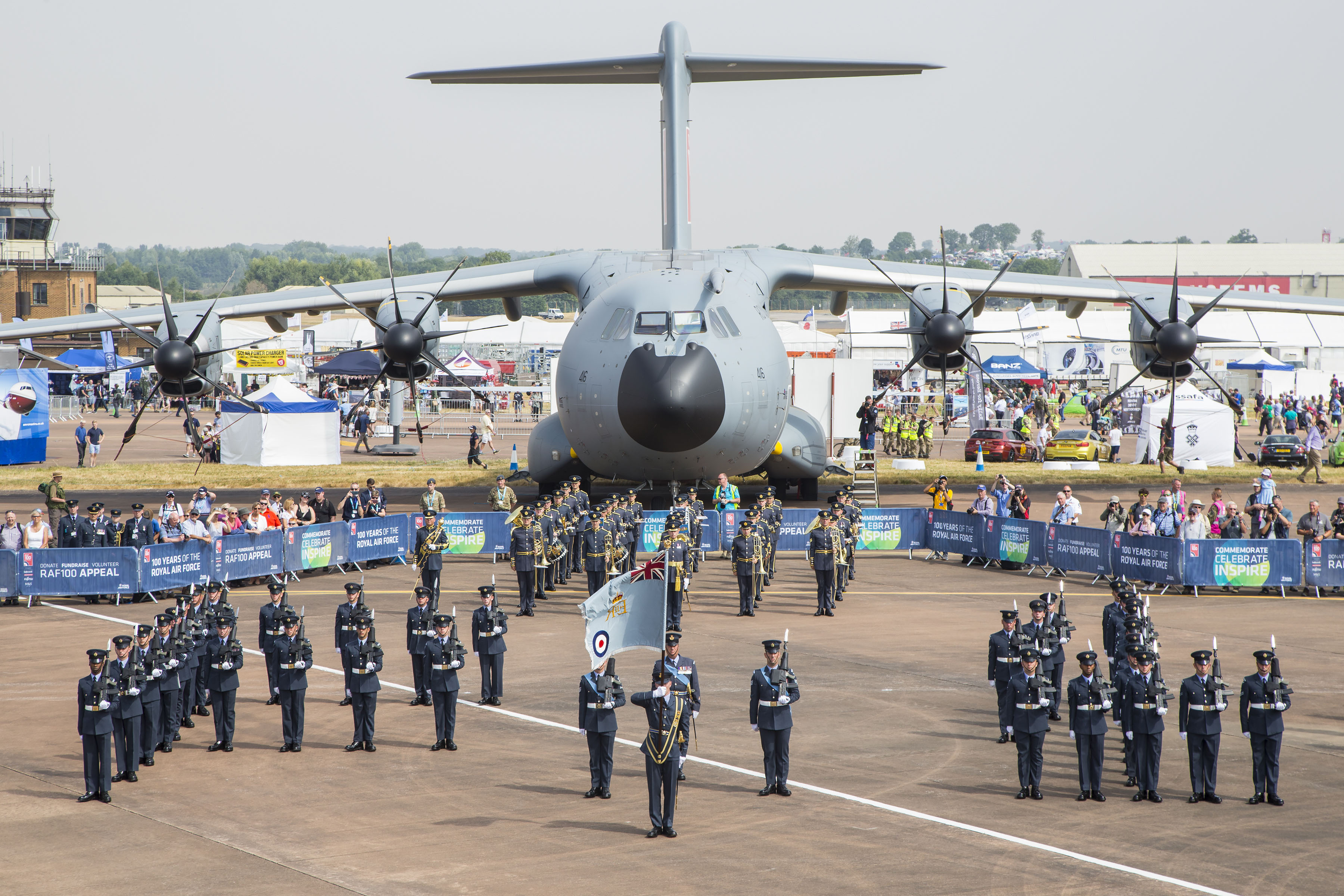 QRC parade RAF Fairford CREDIT crown copyright