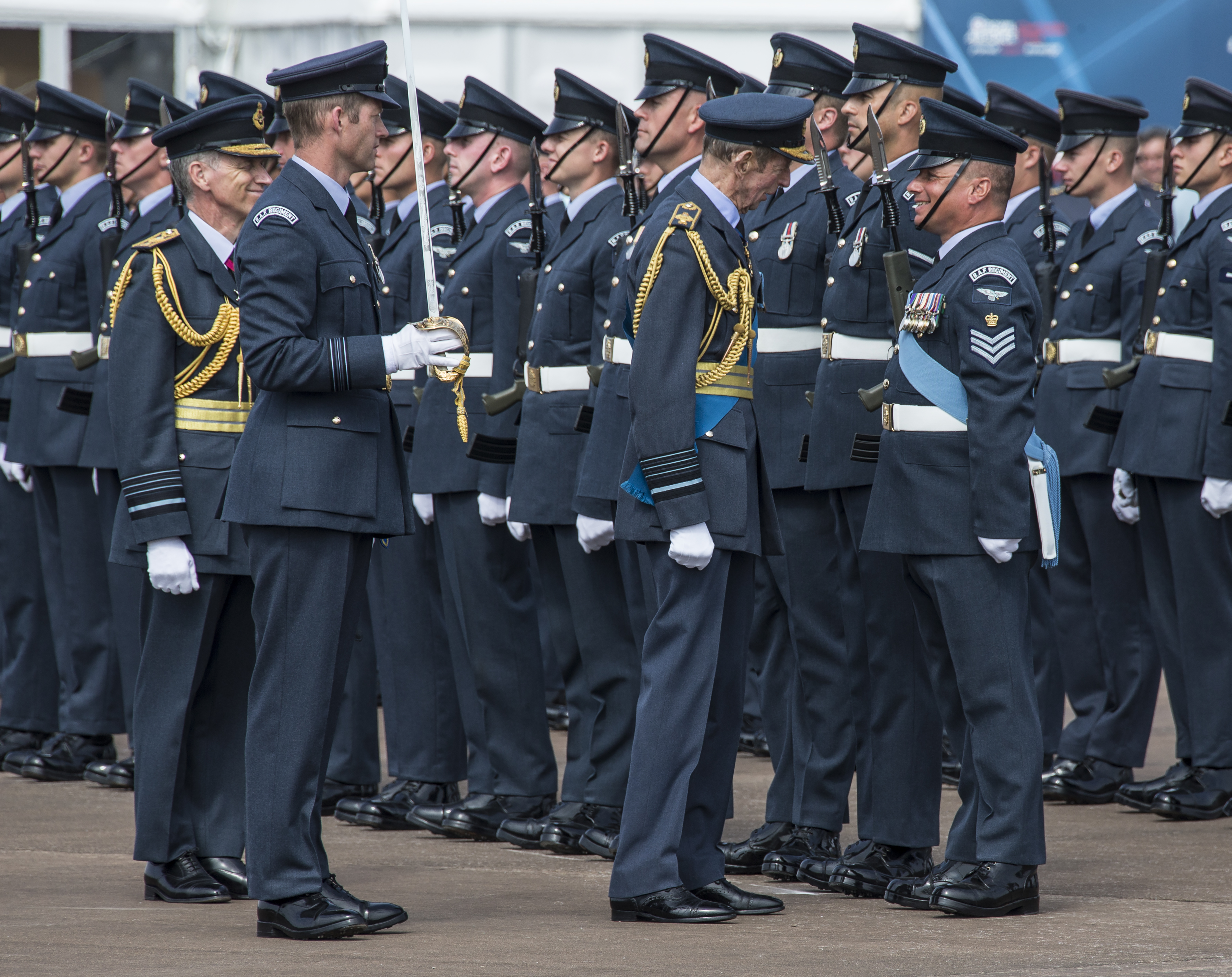 QRC parade RAF Fairford CREDIT crown copyright