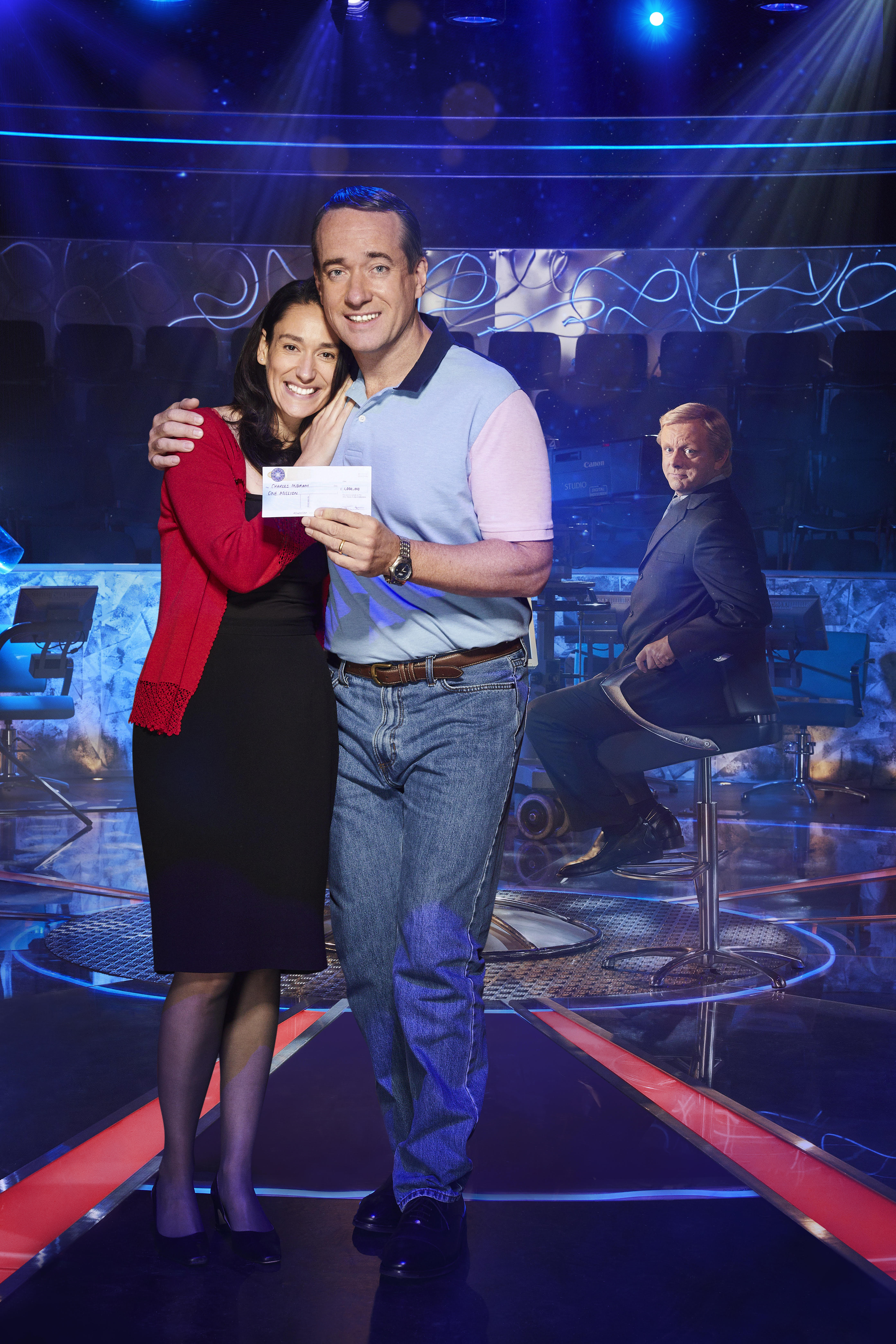 Quiz stars Matthew Macfadyn as the British Army Major accused of cheating on Who Wants To Be A Millionaire. Credit: ITV