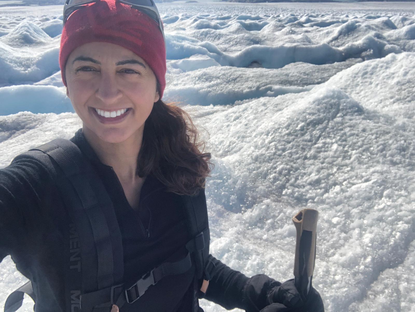 Preet Chandi on a previous expedition. Credit Preet Chandi