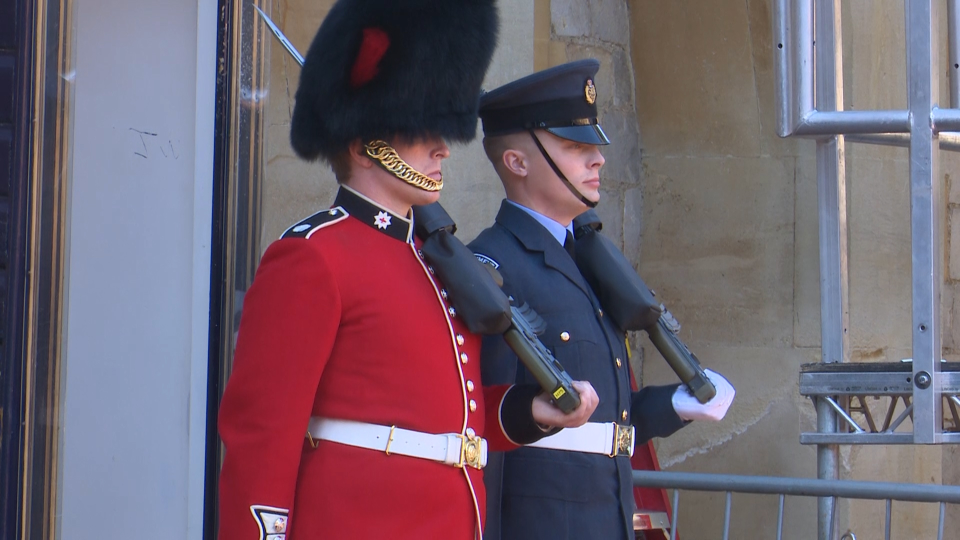 Queen's Colour Squadron Windsor Changing the Guard.