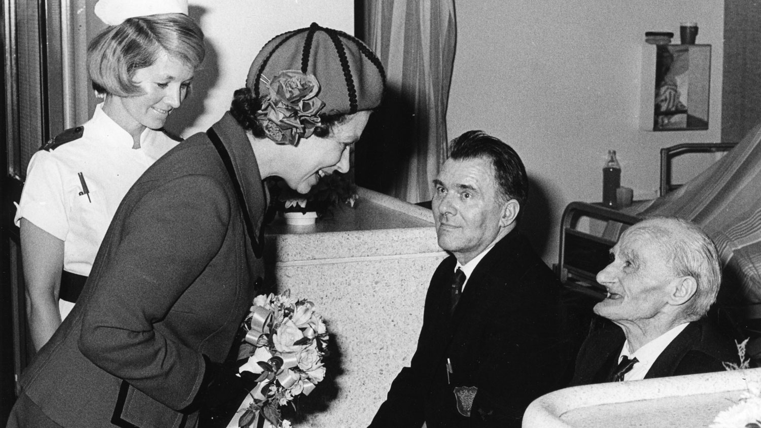 Queen Elizabeth II visits Royal Star & Garter in 1978 CREDIT Royal Star & Garter