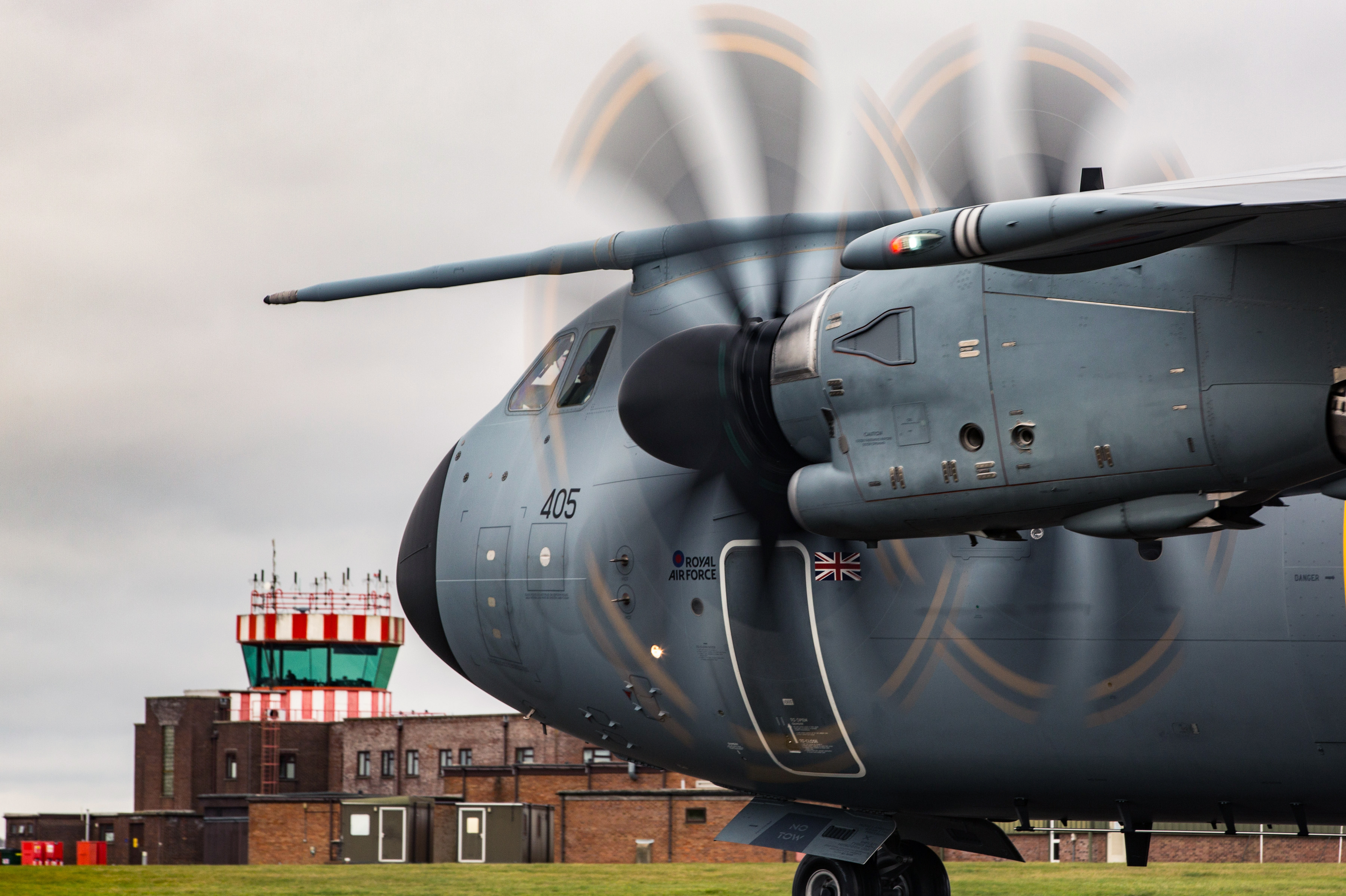 An A400M at RAF Wittering during Exercise Swift Pirate (Picture: RAF).