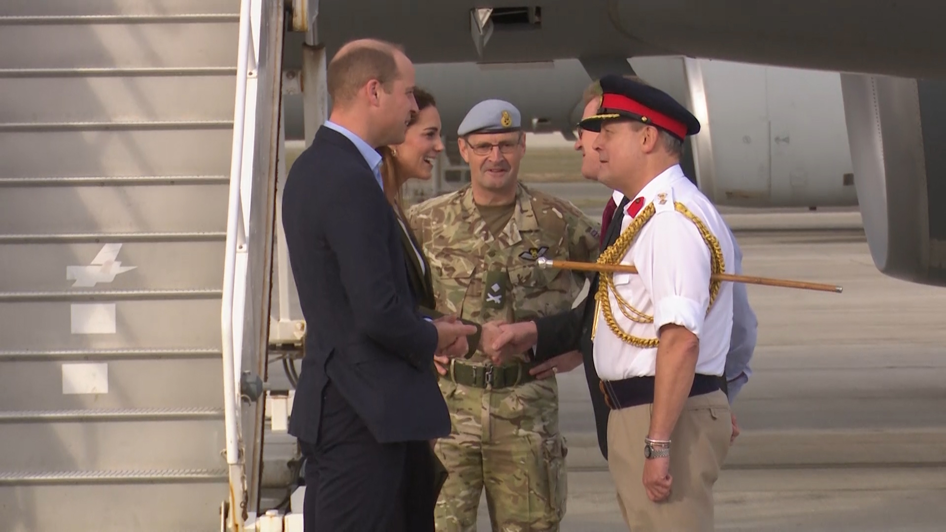 Duke And Duchess Of Cambridge Visit RAF Akrotiri