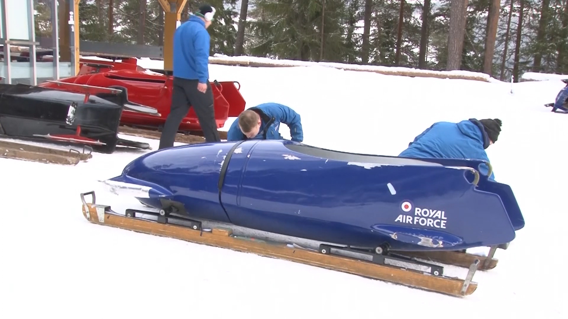 RAF Bobsleigh Credit BFBS DATE UNKNOWN.jpg