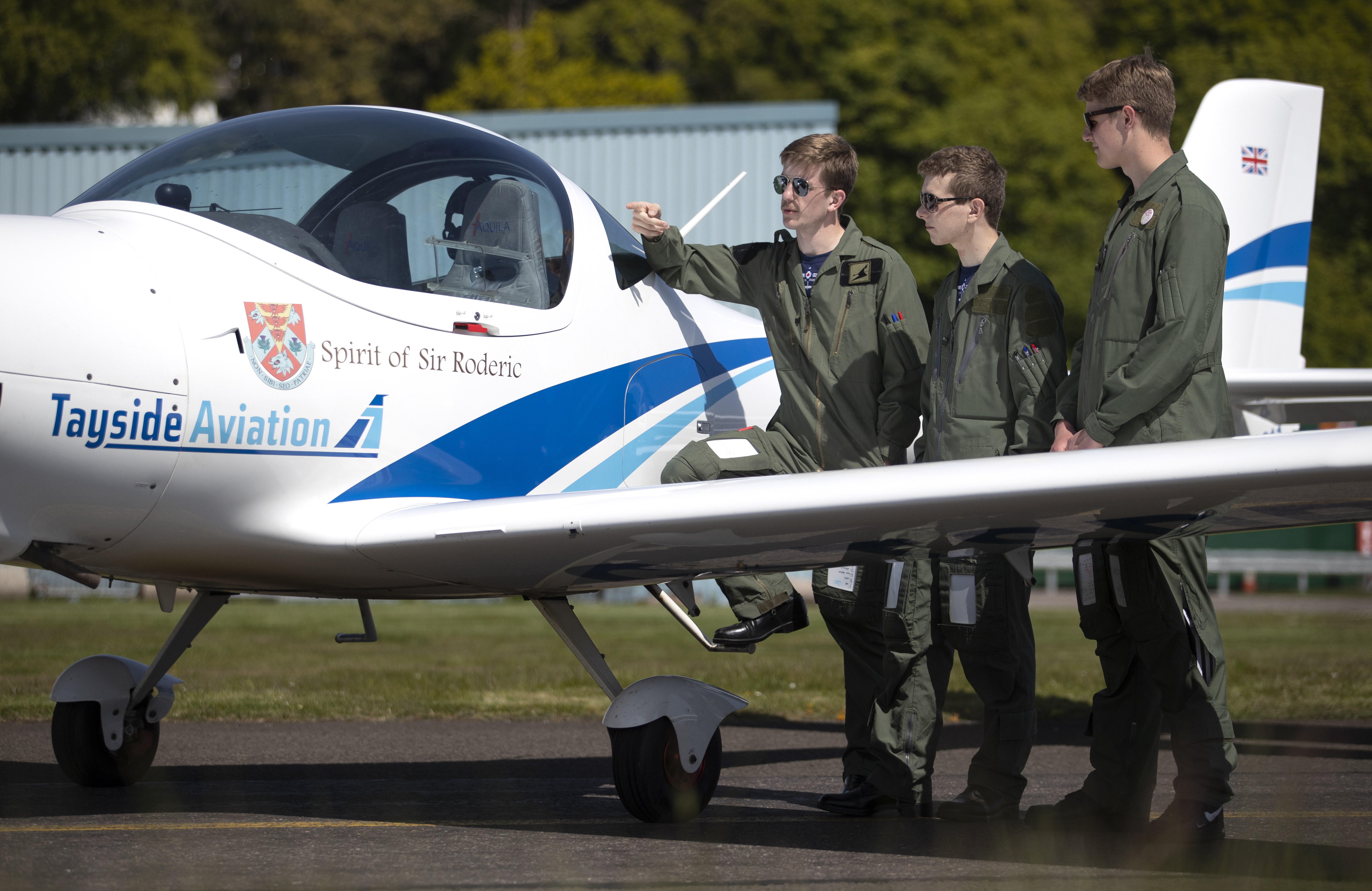 The cadets will learn to fly in the newly-named planes (Picture: RAF).