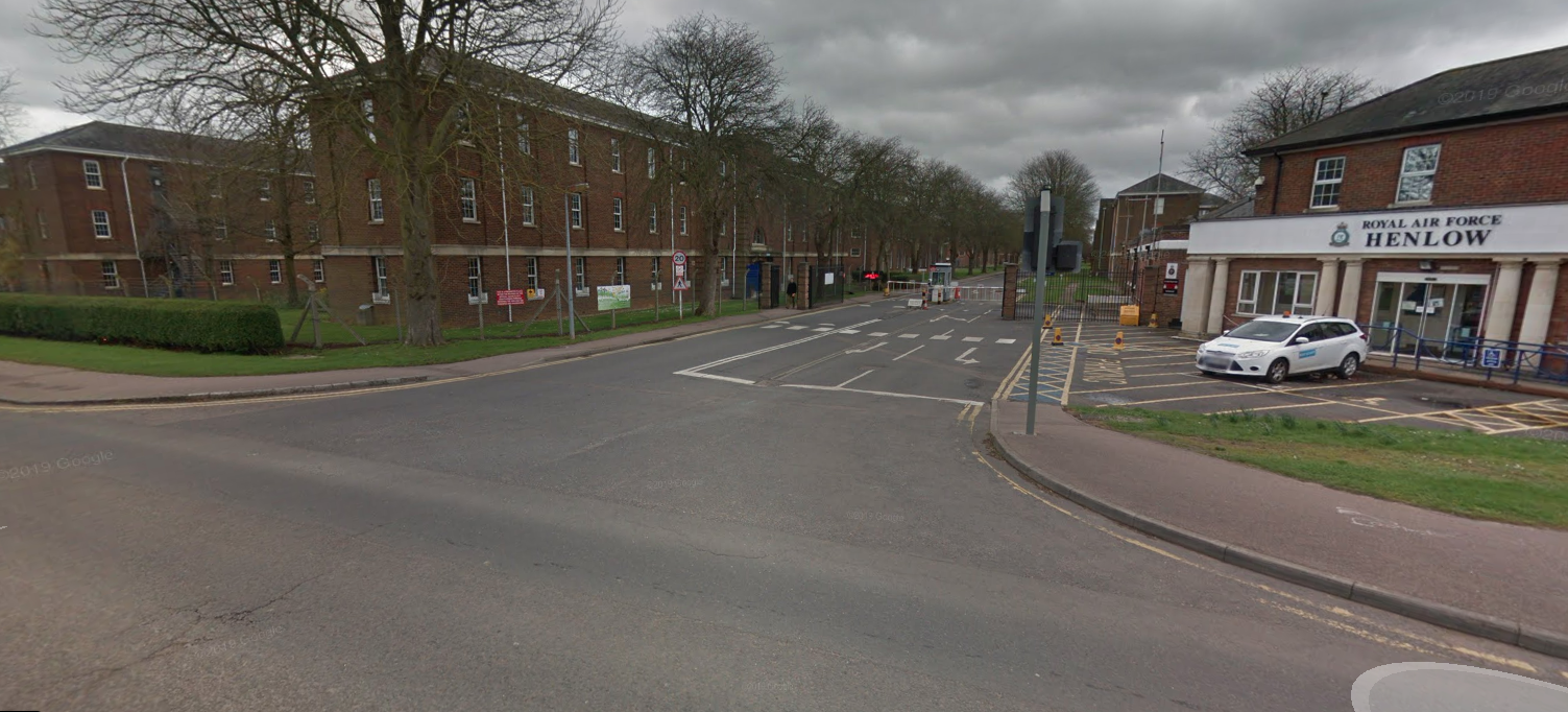 Cover image: RAF Henlow in March 2019 (Picture: Google Maps Street View).
