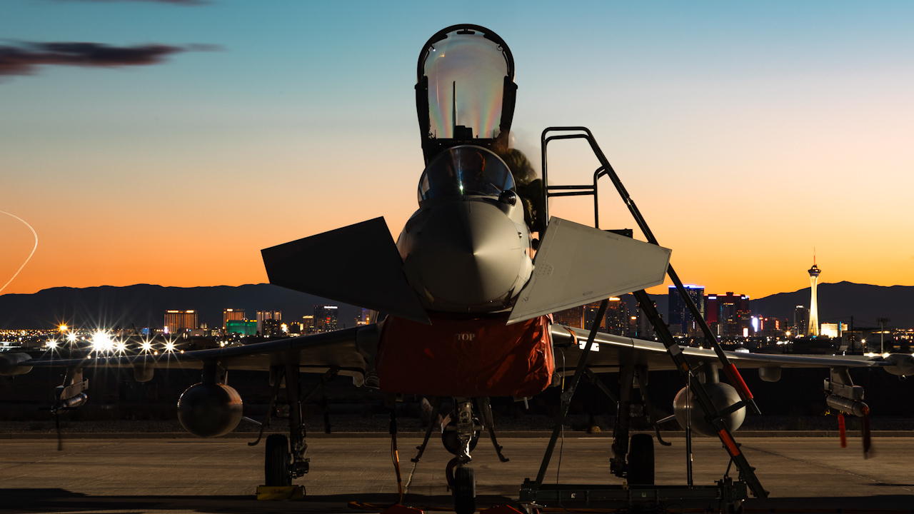 Exercise Red Flag Nellis 25-1 is considered one of the world's toughest air combat training exercises (Picture: Royal Air Force)