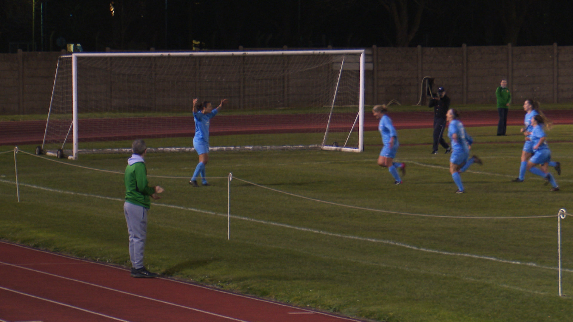 	RAF Ladies vs Army Women Goal Celebration Credit BFBS 10022020.jpg