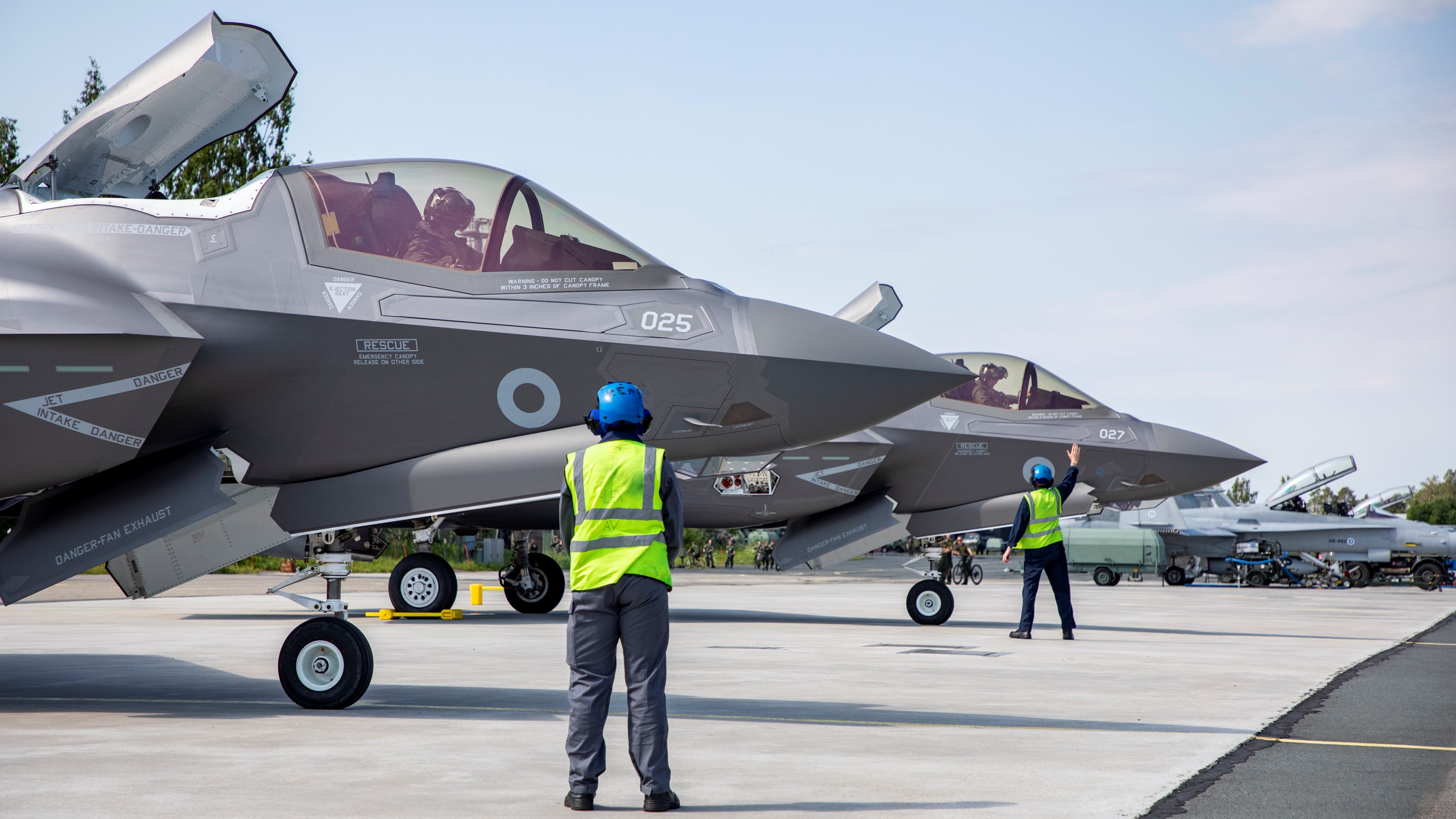 RAF Lightnings and Typhoons have been exercising with Sweden and Finland 11072022 CREDIT RAF MOD.jpg
