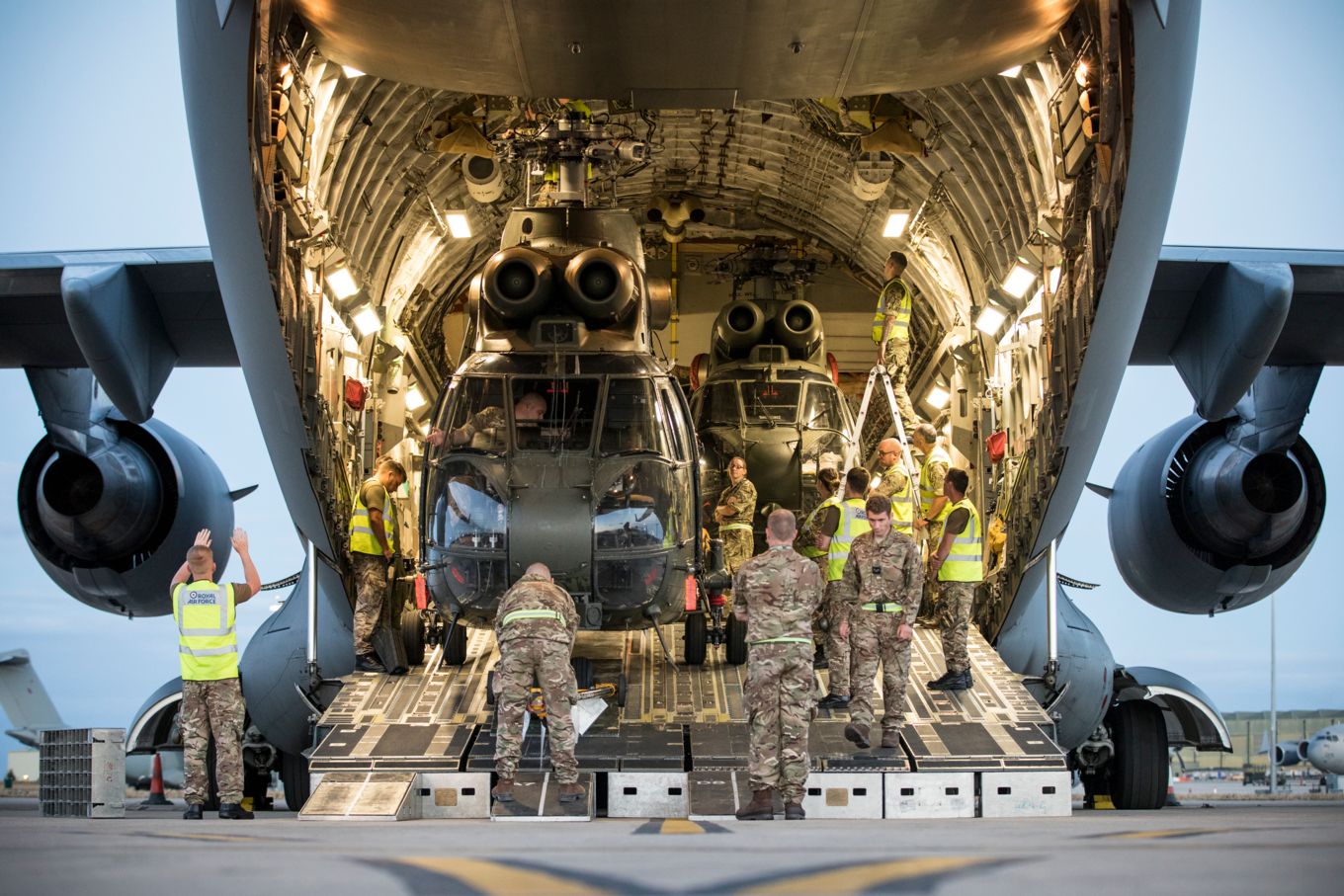 RAF Number 38 Group Supporting operations CREDIT RAF