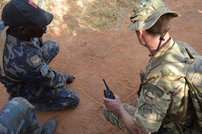 RAF Regiment personnel with Nigerian Air Force