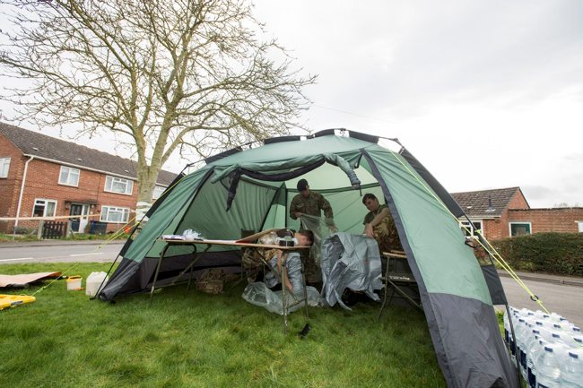 RAF Regiment personnel Salisbury