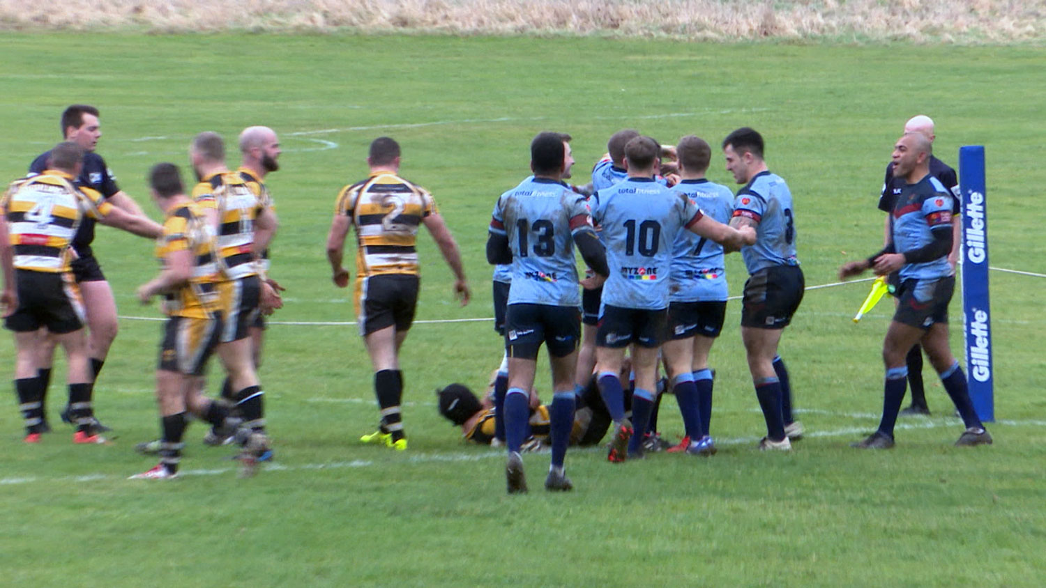 RAF rugby league Challenge Cup Win vs Drighlington 2018