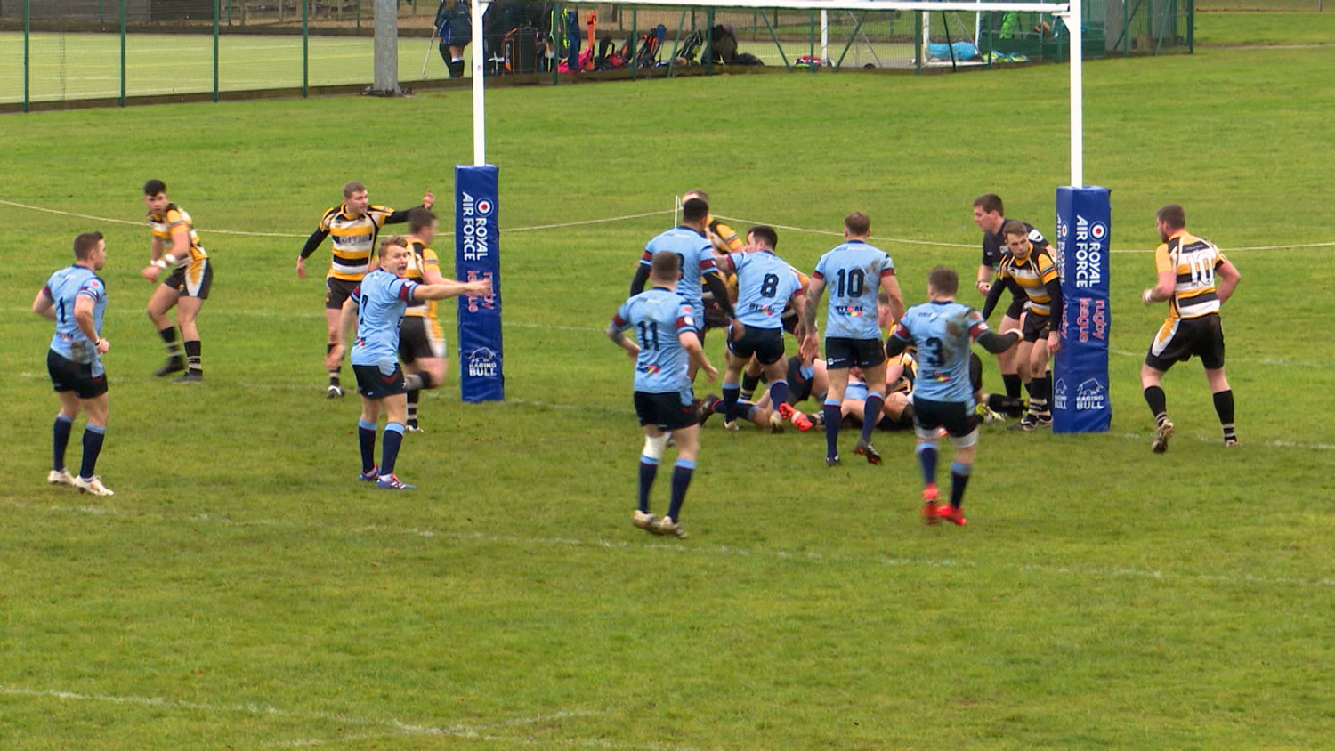 RAF rugby league Challenge Cup Win vs Drighlington 2018
