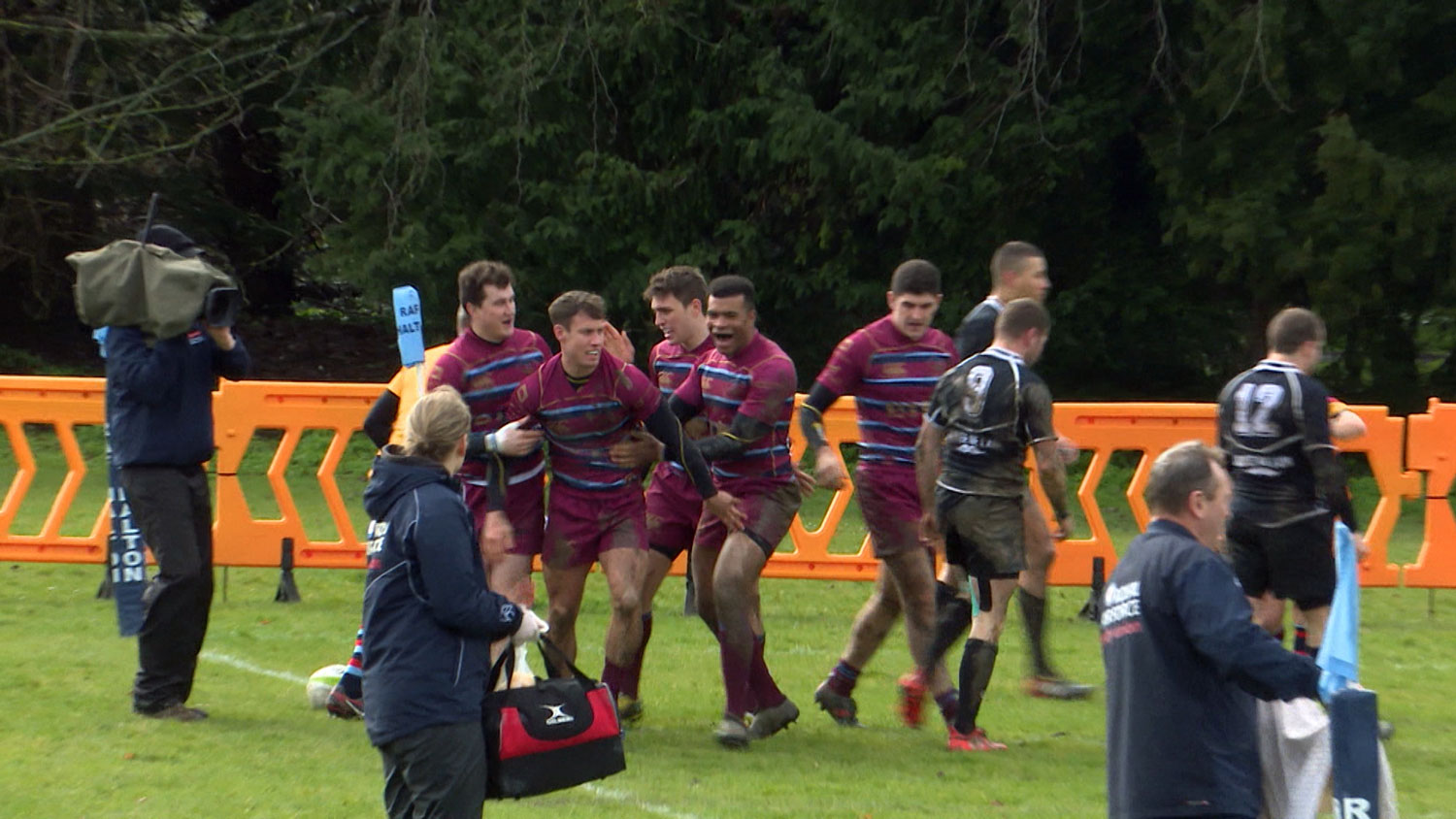 RAF Rugby Union win vs French Air Force 2018