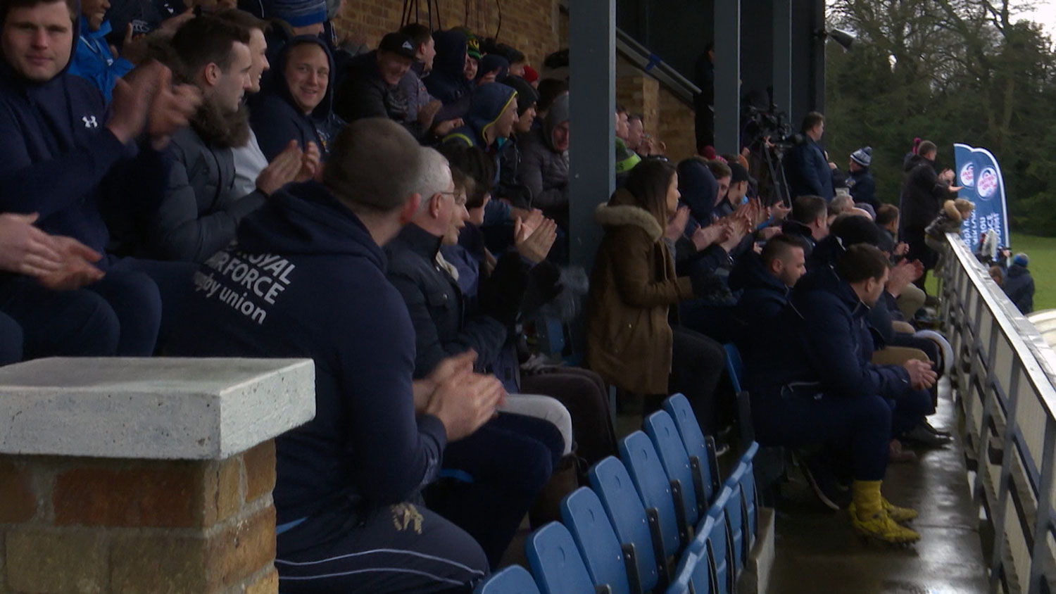 RAF Rugby Union win vs French Air Force 2018