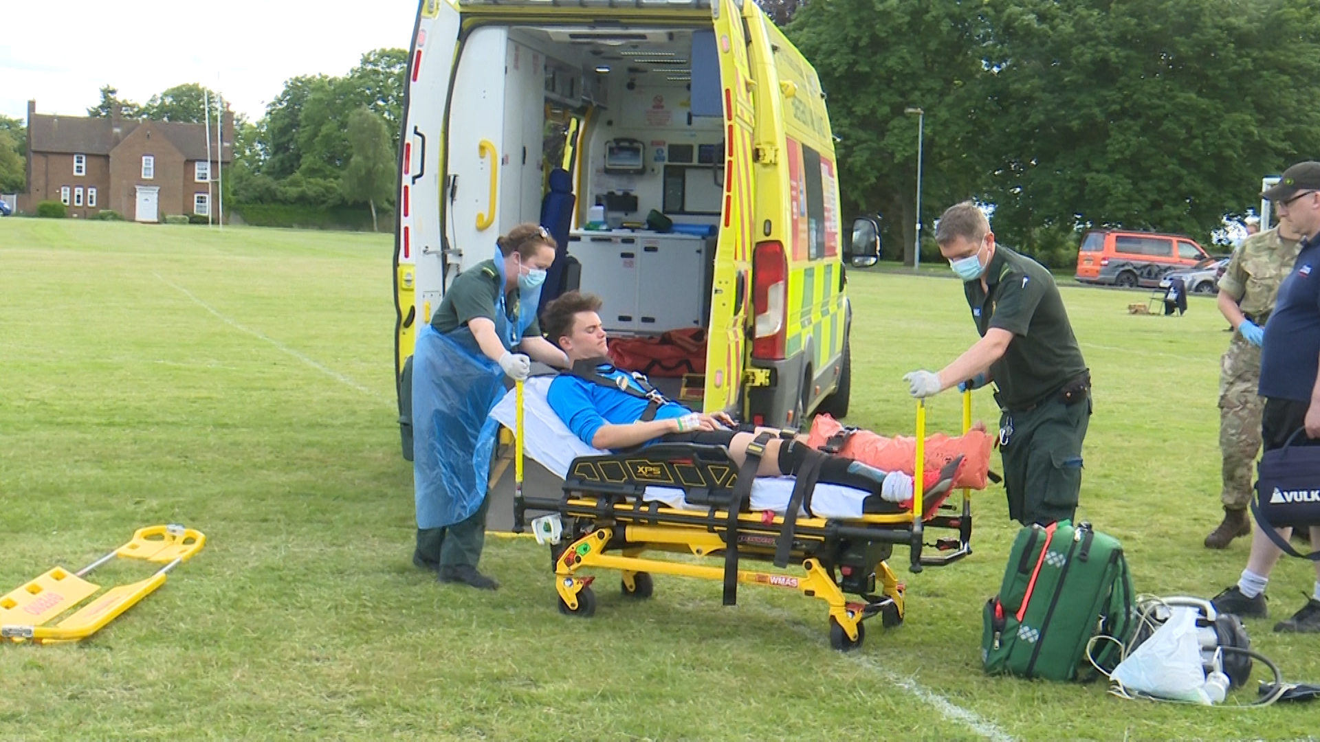 RAF Shawbury Goalkeeper Injury Ambulance Credit BFBS DATE 09062021.jpg