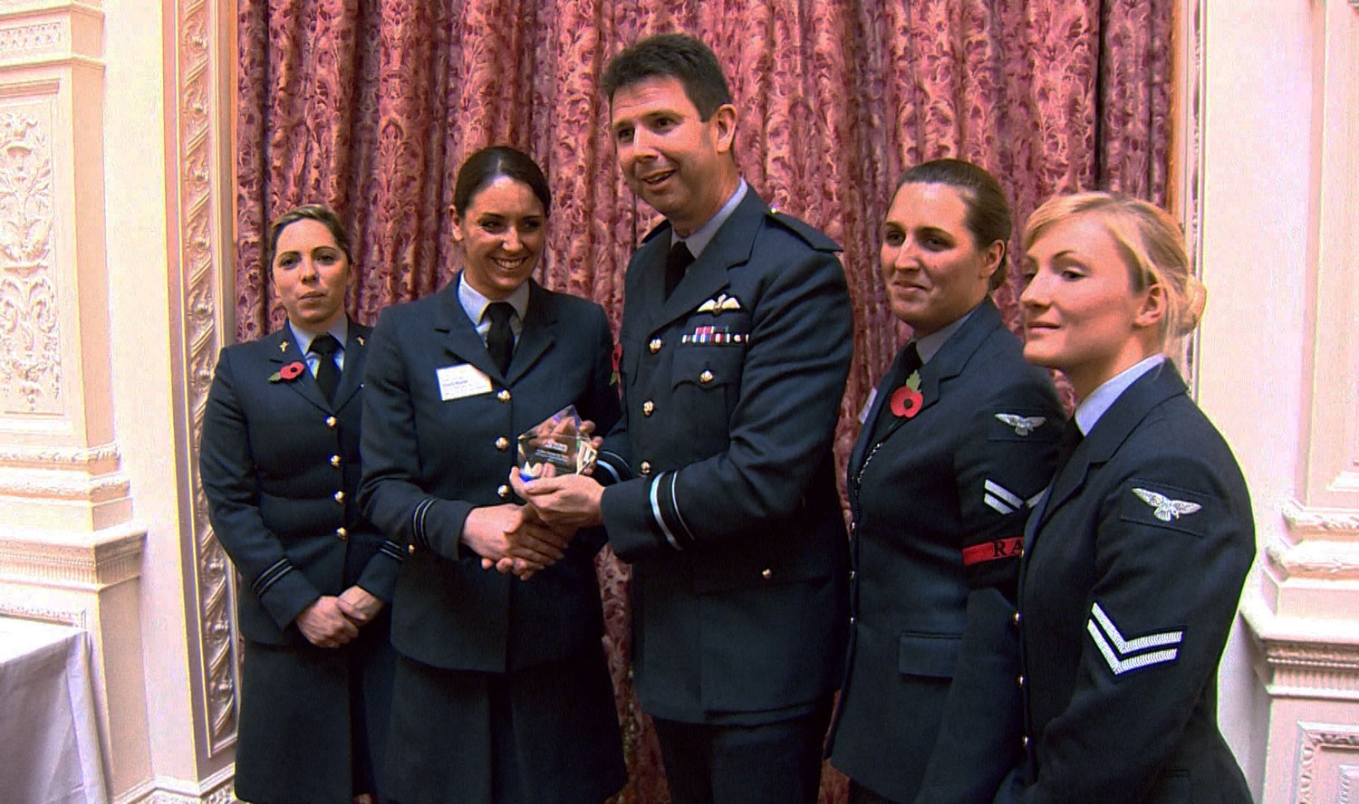 RAF Sports Awards 2017 - alpine ski team