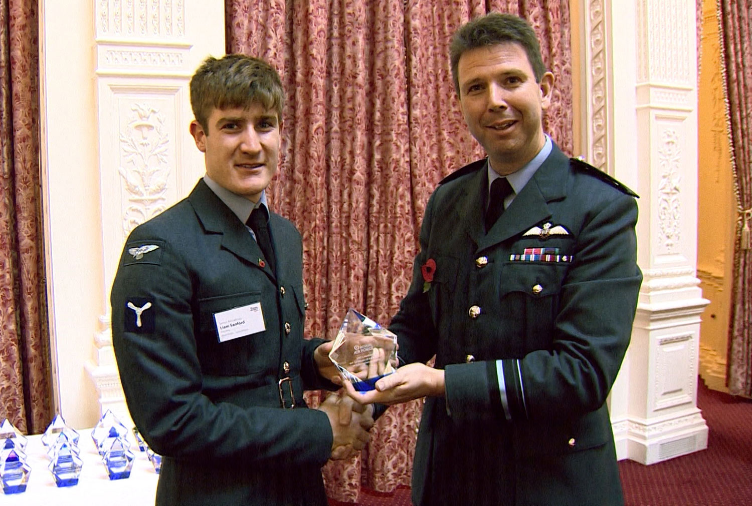 Liam Sanford won the 2017 RAF Sportsman of the Year Award.