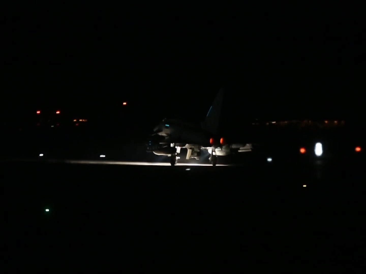 RAF Tornado jets takes off from RAF Akrotiri and head to Syria