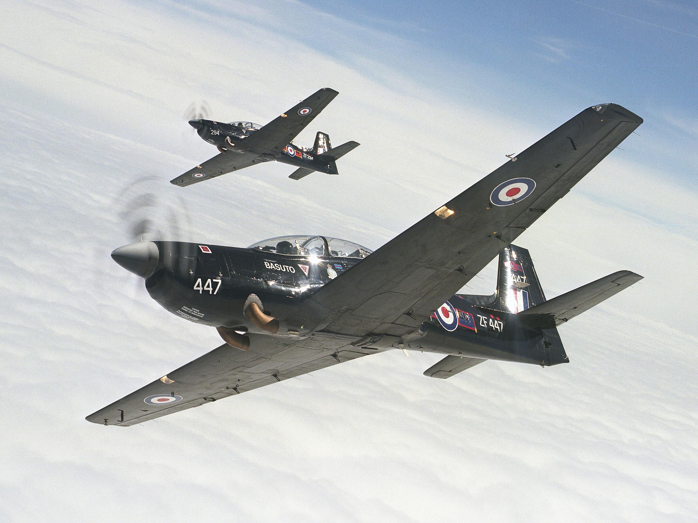 RAF Tucano aircraft