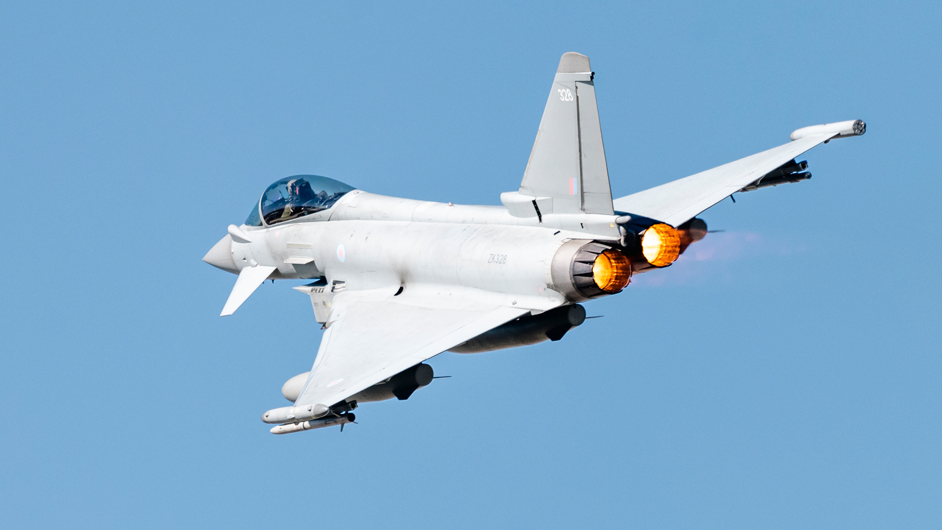While the Typhoon was designed as an air superiority fighter, it's capable of attacking ground targets