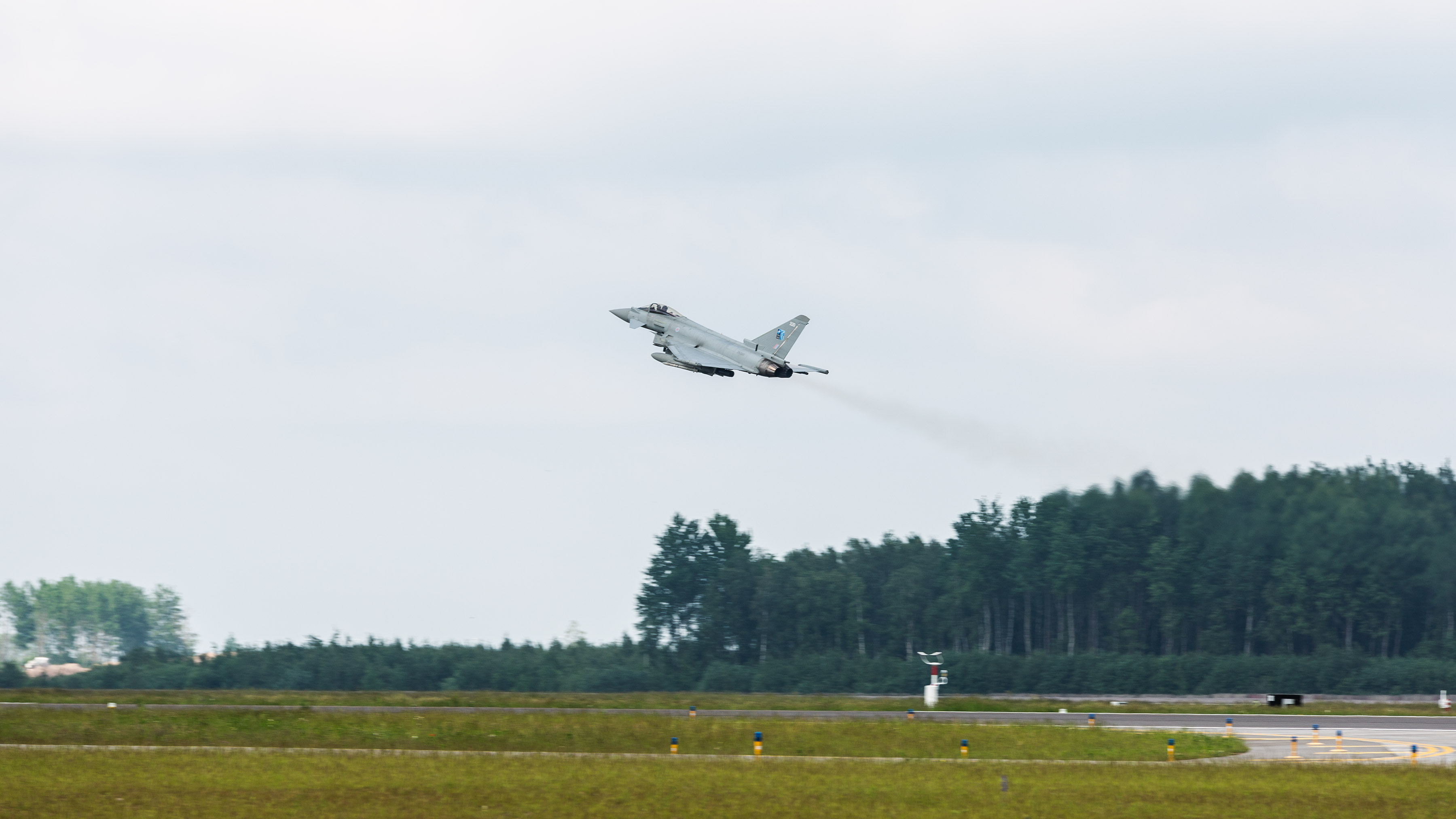 RAF Typhoon takes part in BALTOPS exercise (Picture: RAF).