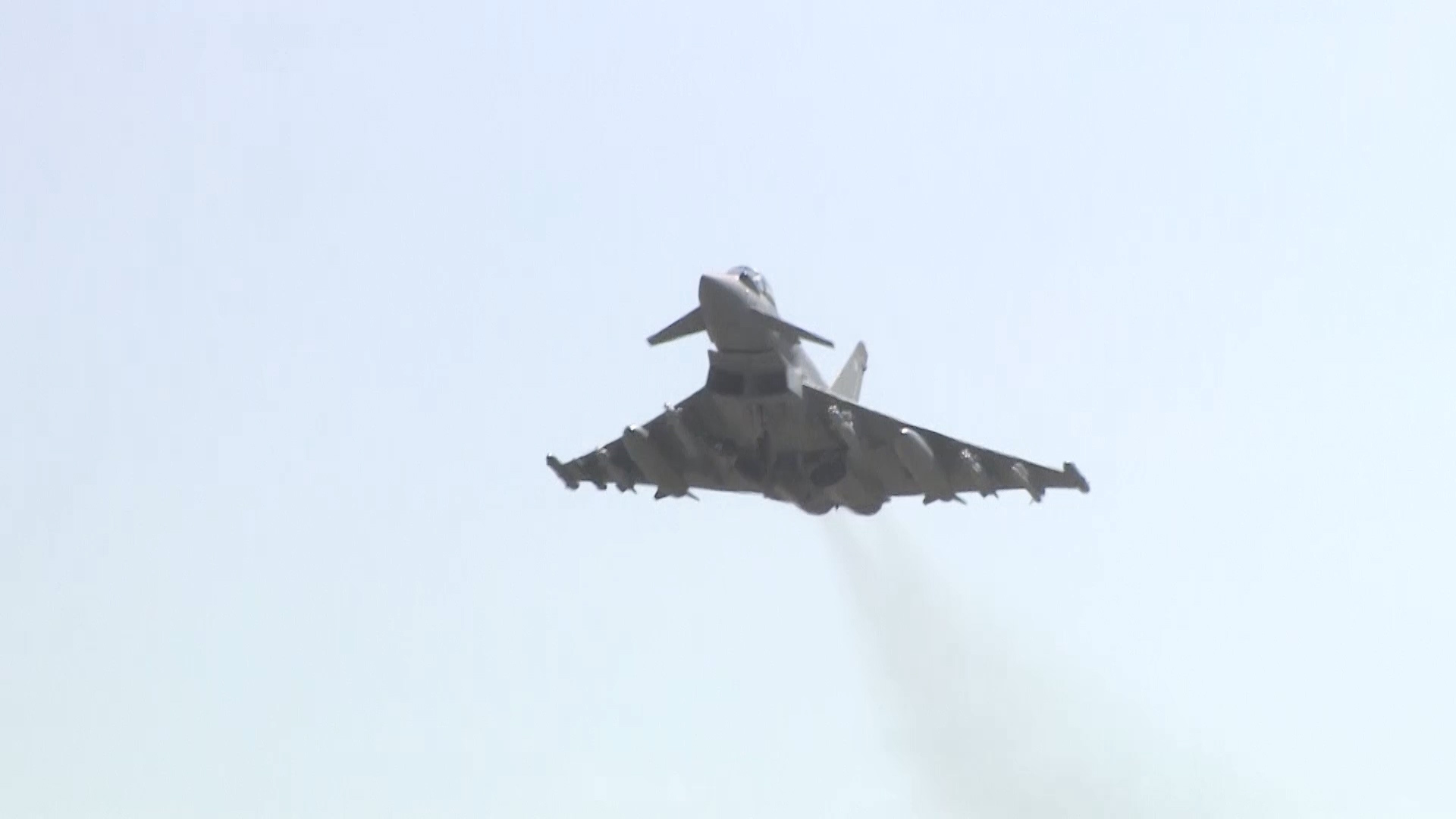 RAF Typhoon taking off